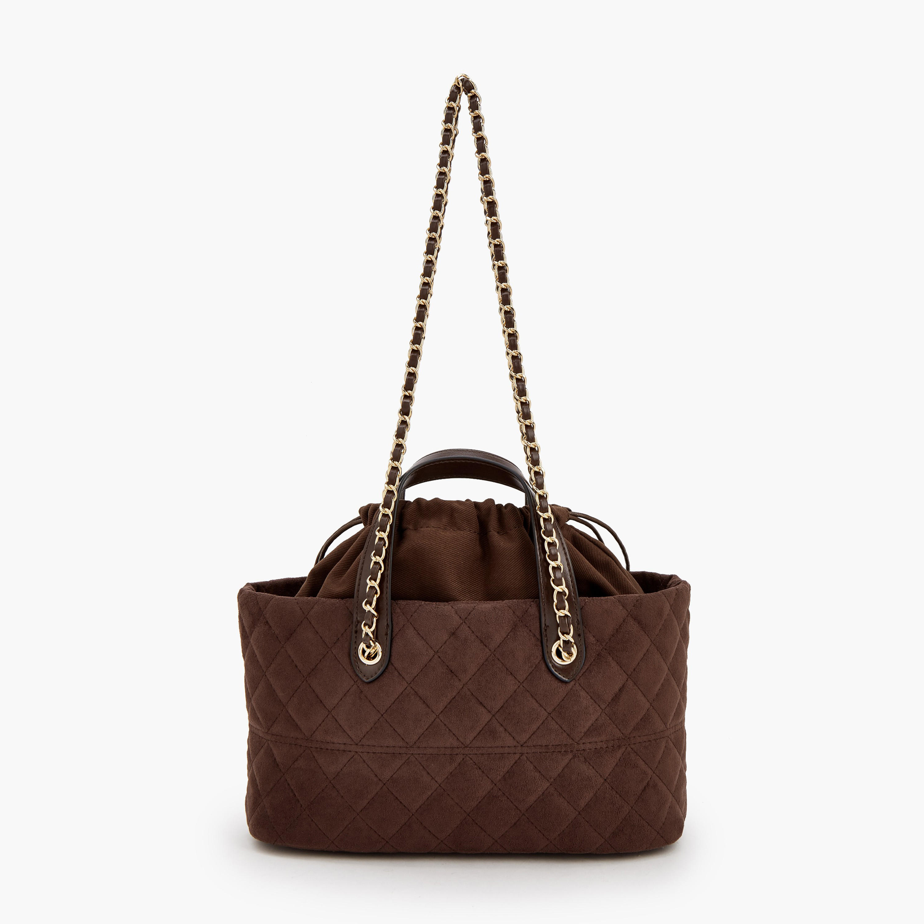 شنطة توت شمواه بحزام سلسلة من سيليست-women-bagsandwallets-handbags-image-4