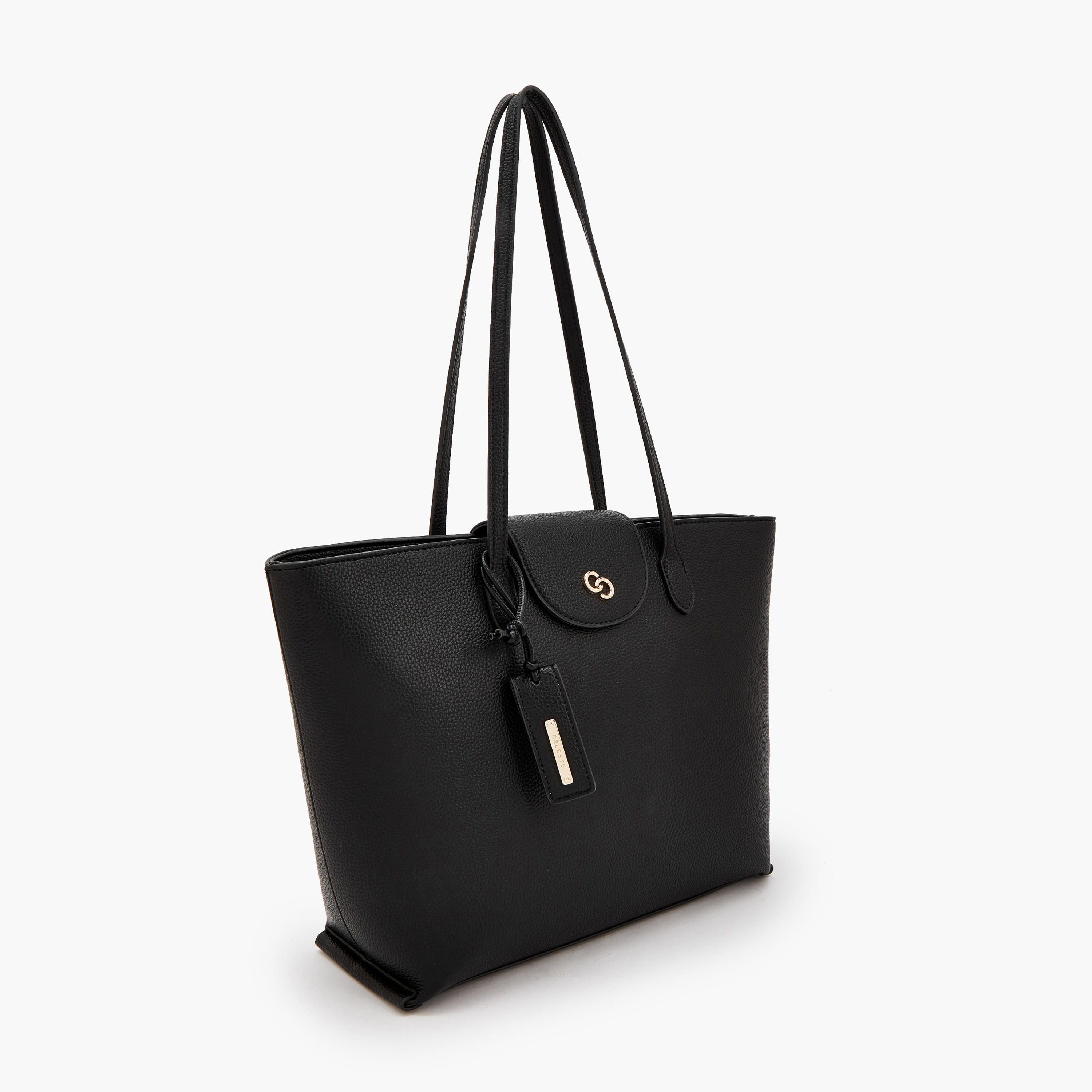 شنطة توت بارزة الملمس بسحاب إغلاق من سيليست-women-bagsandwallets-handbags-image-3