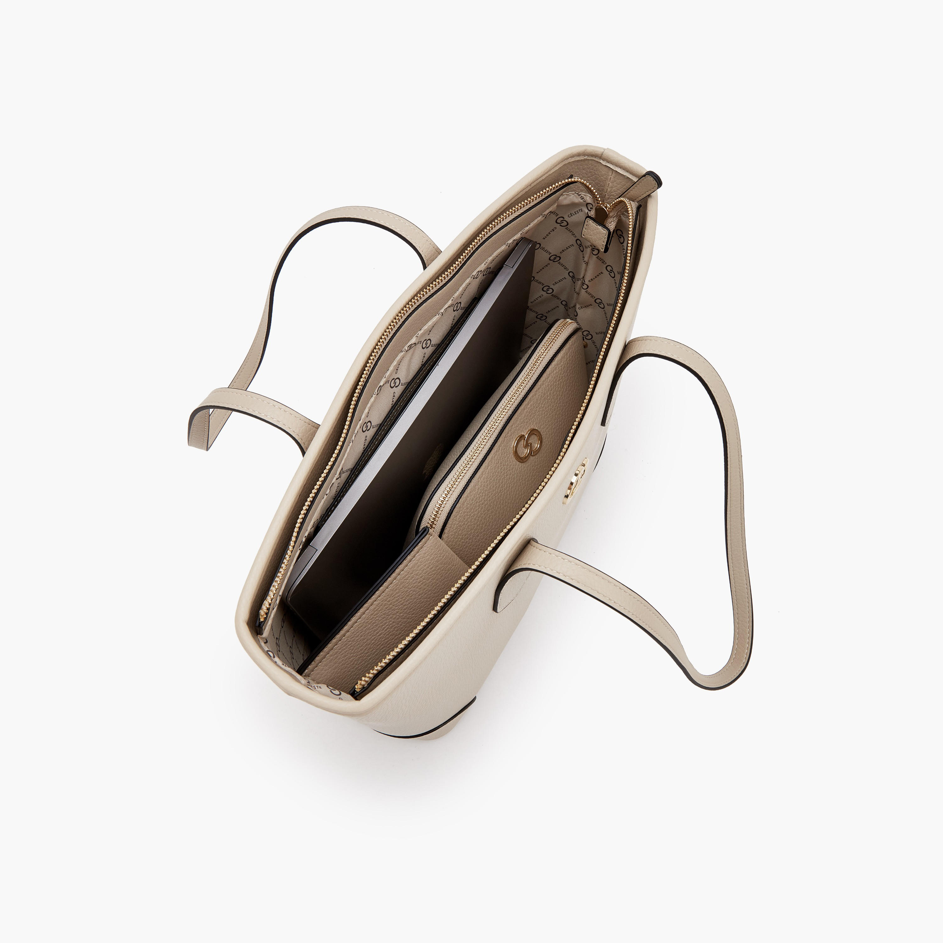 طقم شنطة توتي وشنطة كروس بودي ومحفظة سادة من سيليست-women-bagsandwallets-handbags-image-6
