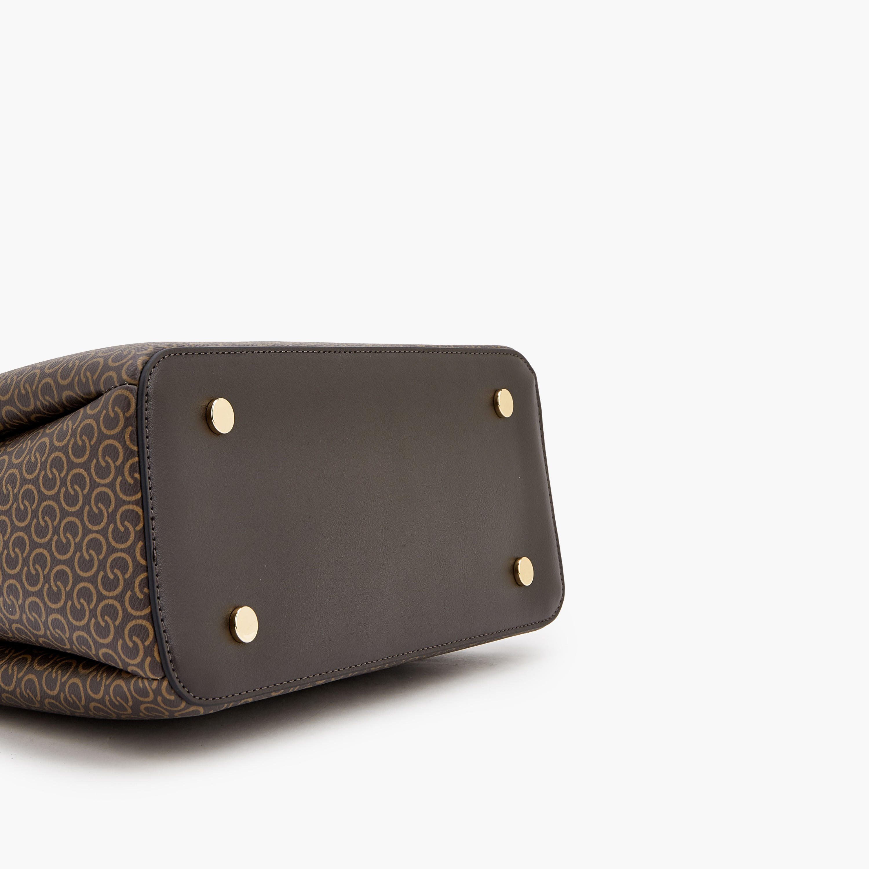 شنطة توت بطبعات مونوجرام وحزام قابل للفصل من سيليست-women-bagsandwallets-handbags-image-6