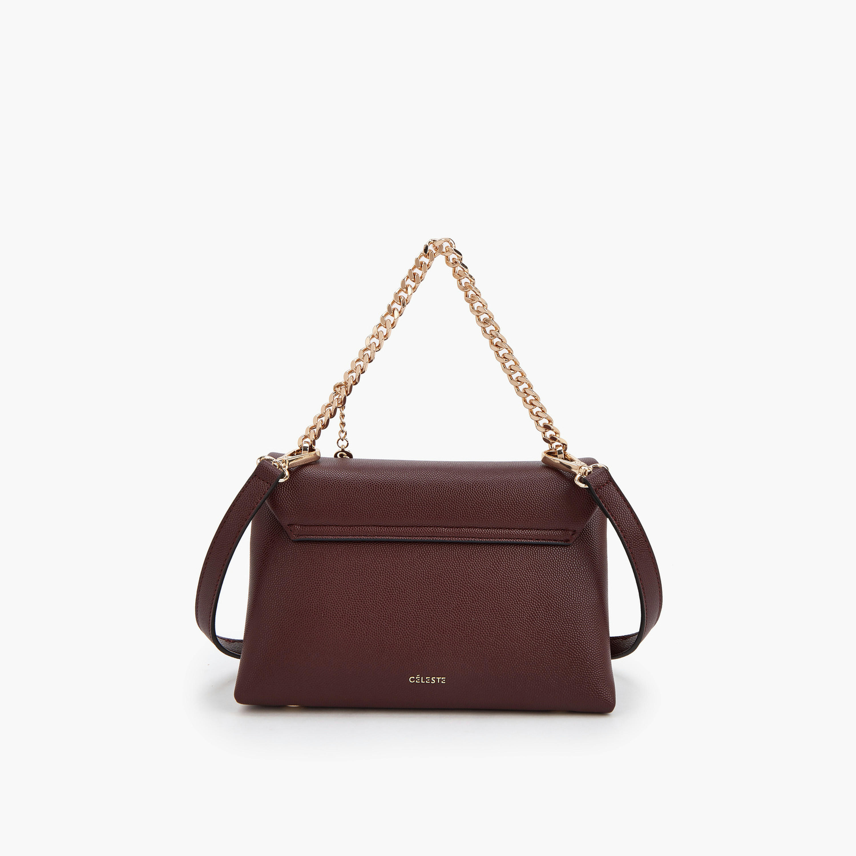 شنطة كروس بودي بحزام قابل للفصل وتزيينات سلسلة من سيليست-women-bagsandwallets-handbags-image-5