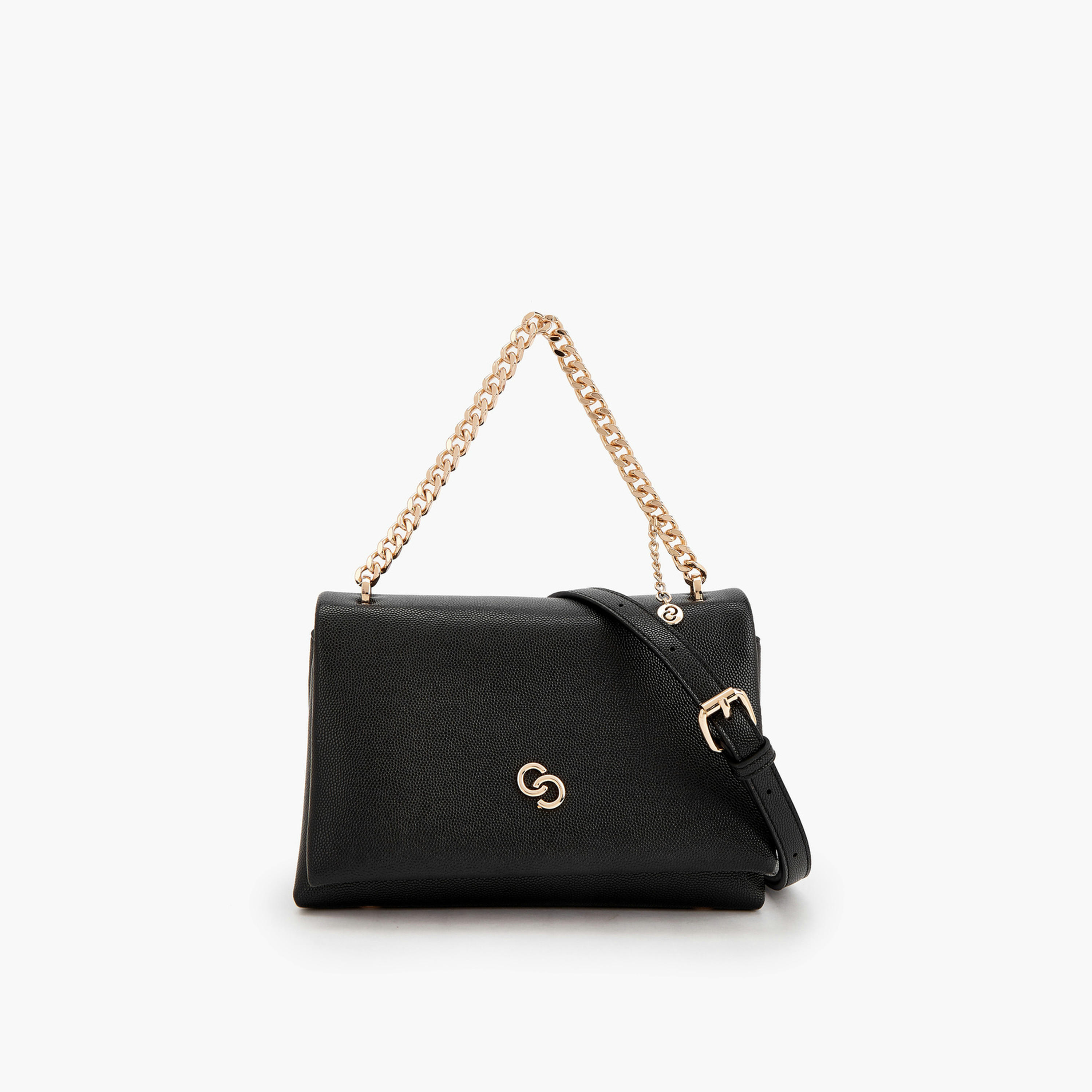 شنطة كروس بودي بحزام قابل للفصل وتزيينات سلسلة من سيليست-women-bagsandwallets-handbags-image-1
