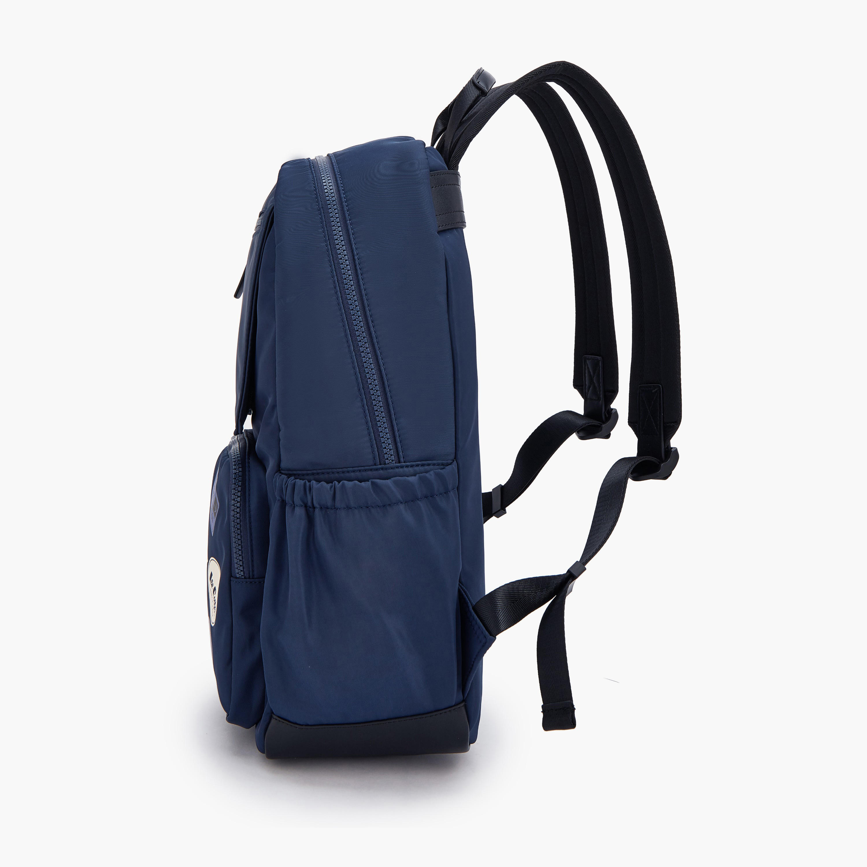 Lee Cooper Logo Print Backpack with Padded Straps-women-bagsandwallets-backpacks-image-3