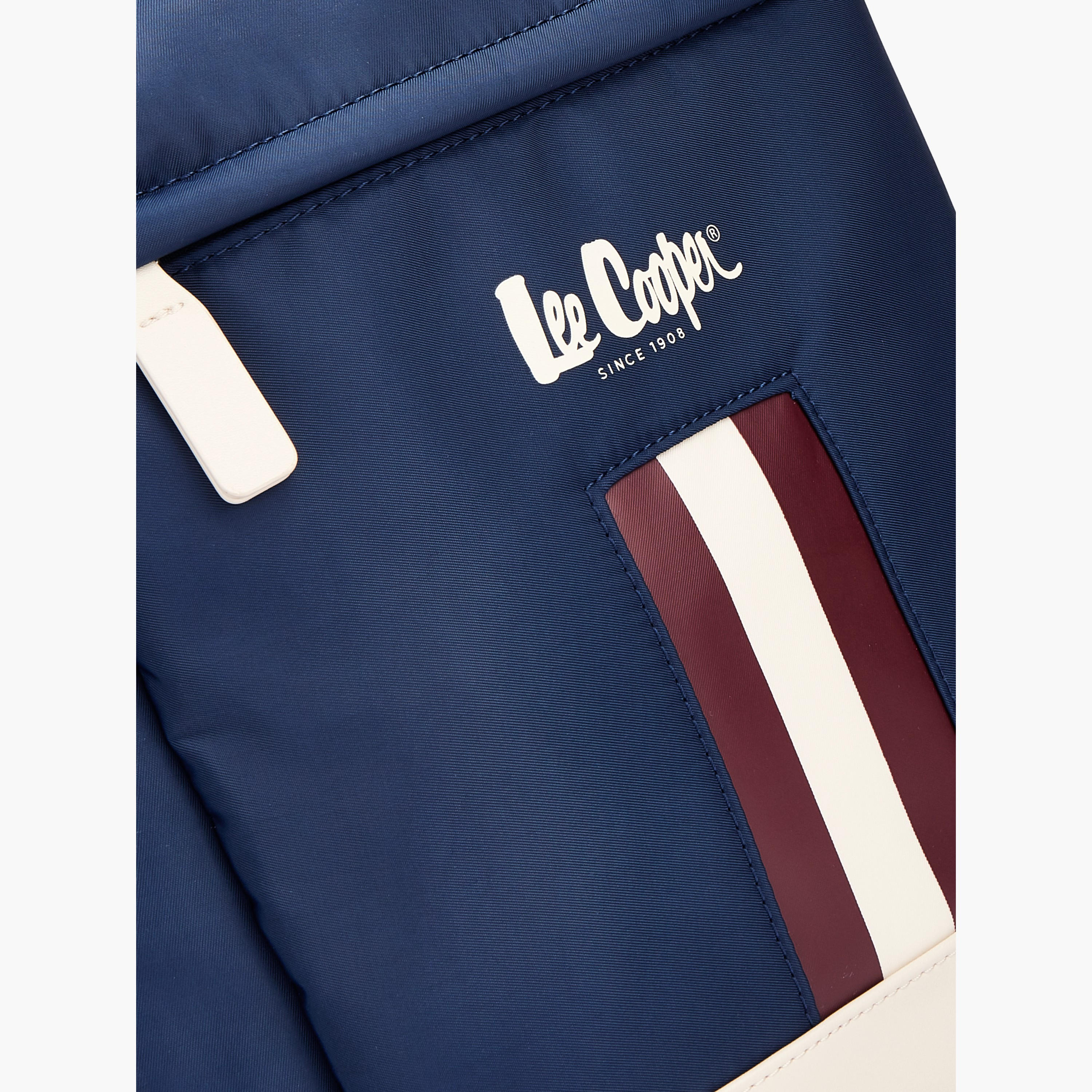 Lee Cooper Panelled Backpack with Adjustable Shoulder Straps-women-bagsandwallets-backpacks-image-4