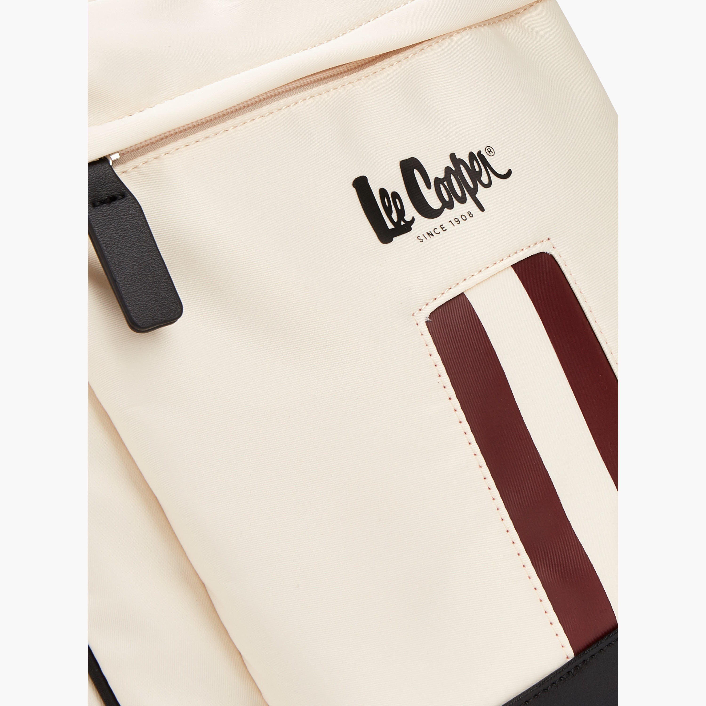 Lee Cooper Panelled Backpack with Adjustable Shoulder Straps-women-bagsandwallets-backpacks-image-4