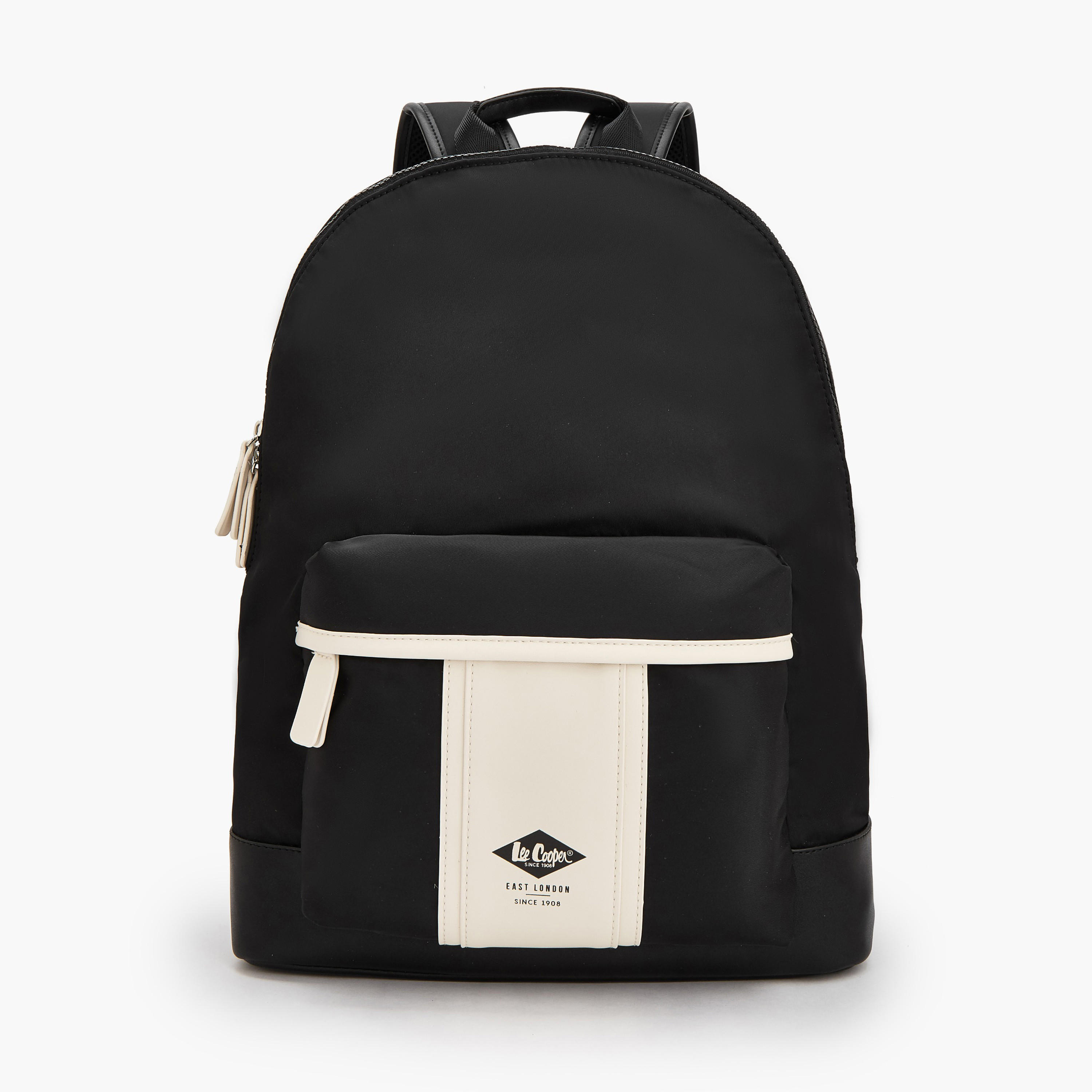 Lee Cooper Colorblock Print Backpack with Padded Straps-women-bagsandwallets-backpacks-image-1