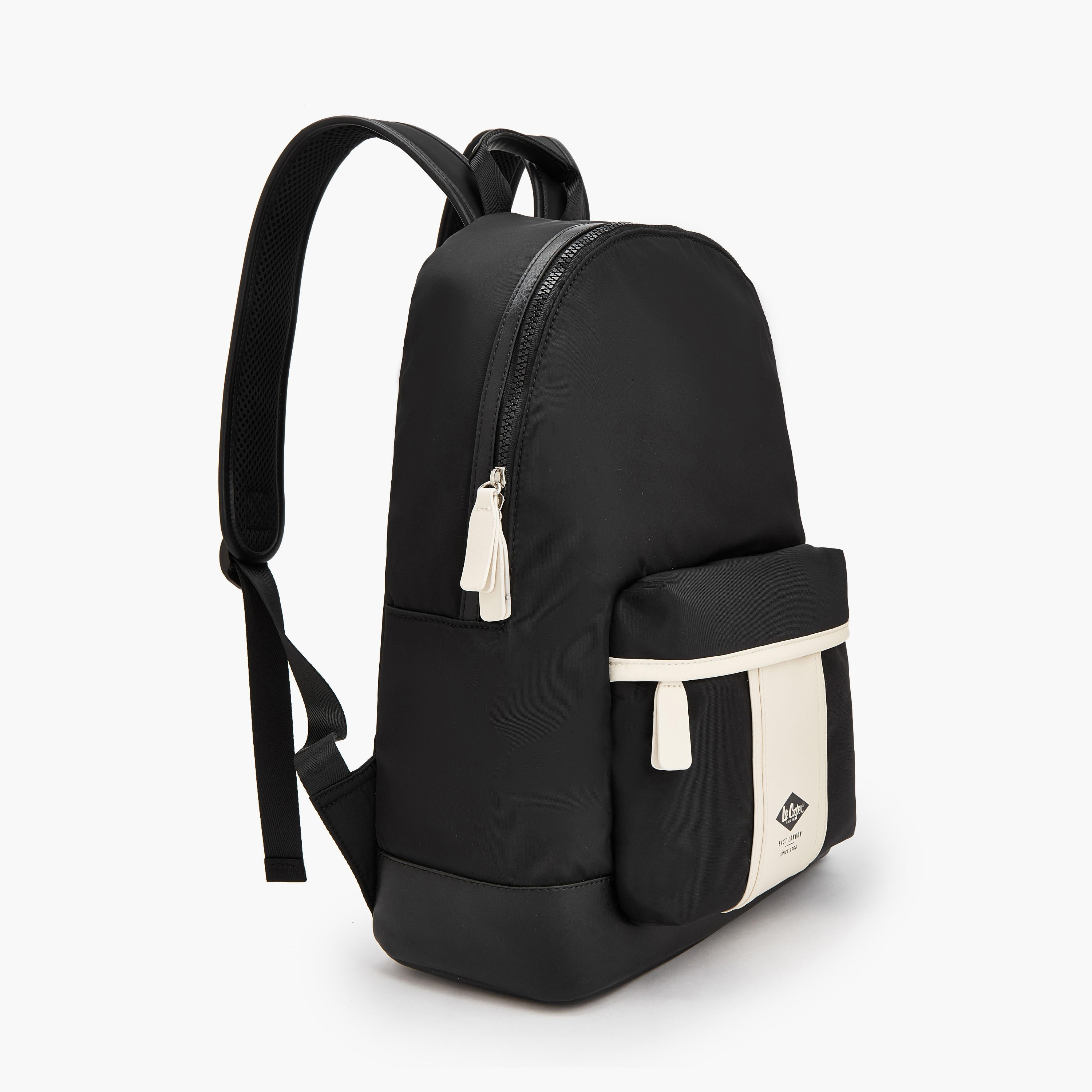 Lee Cooper Colorblock Print Backpack with Padded Straps-women-bagsandwallets-backpacks-image-2