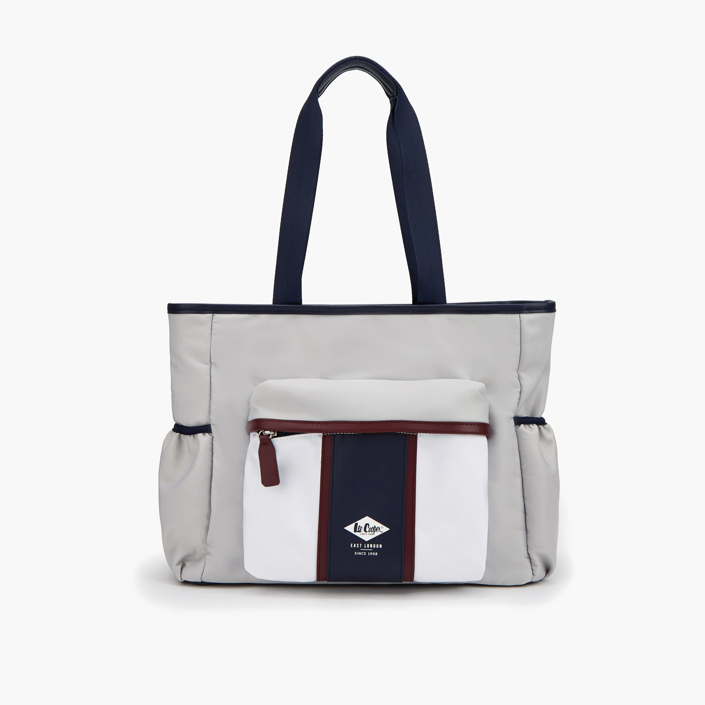 Lee Cooper Colourblock Tote Back with Zip Closure-women-bagsandwallets-handbags-image-1
