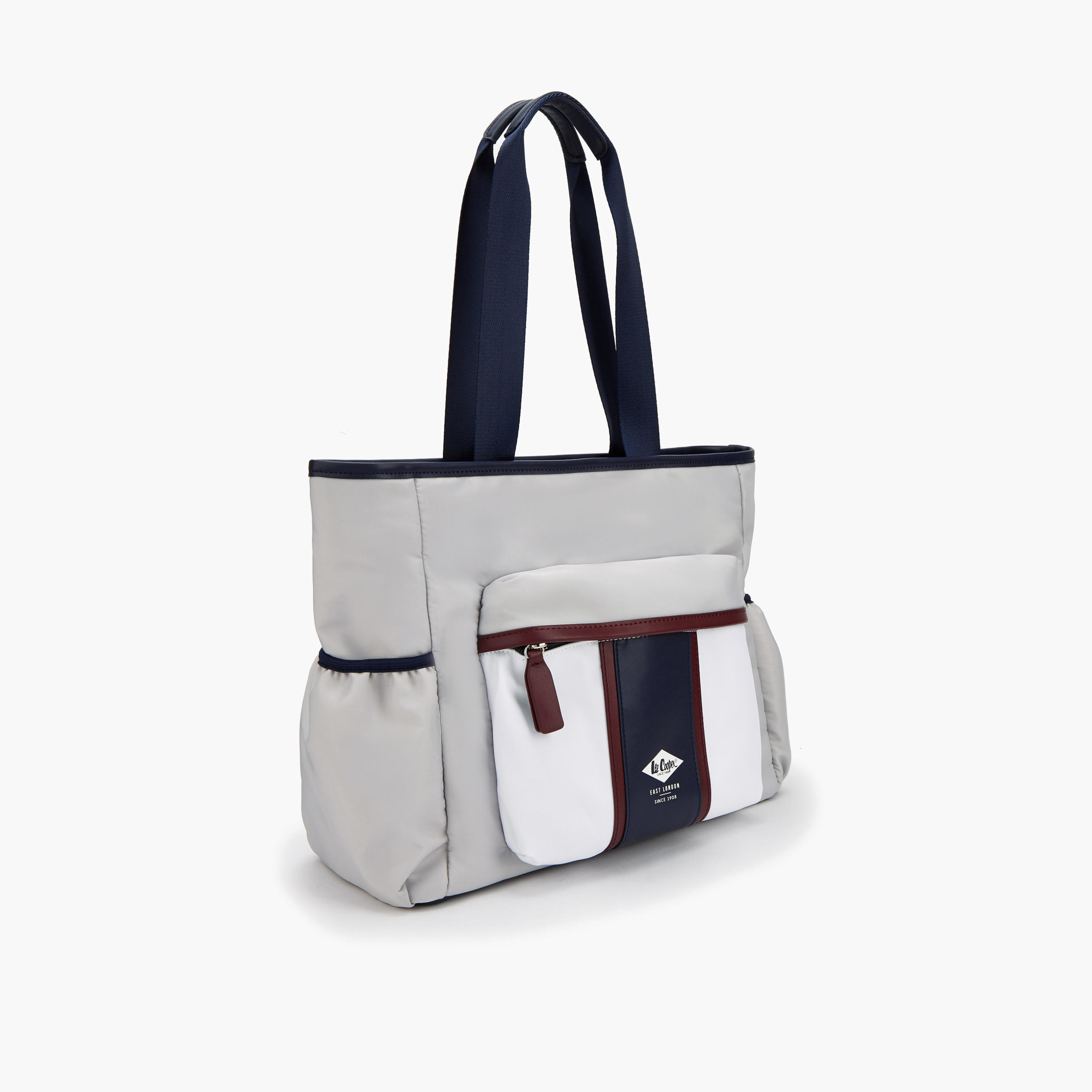 Lee Cooper Colourblock Tote Back with Zip Closure-women-bagsandwallets-handbags-image-2