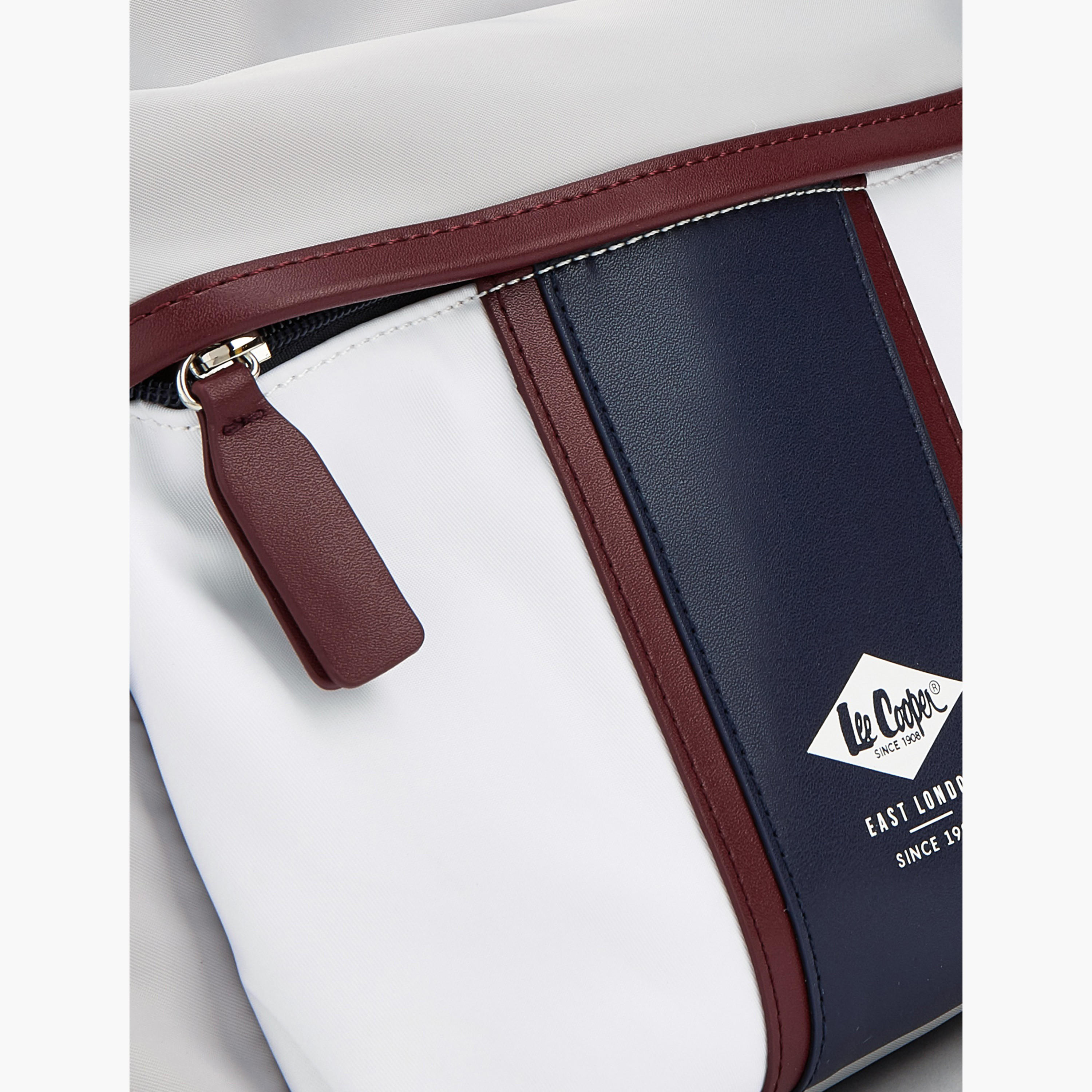 Lee Cooper Colourblock Tote Back with Zip Closure-women-bagsandwallets-handbags-image-3