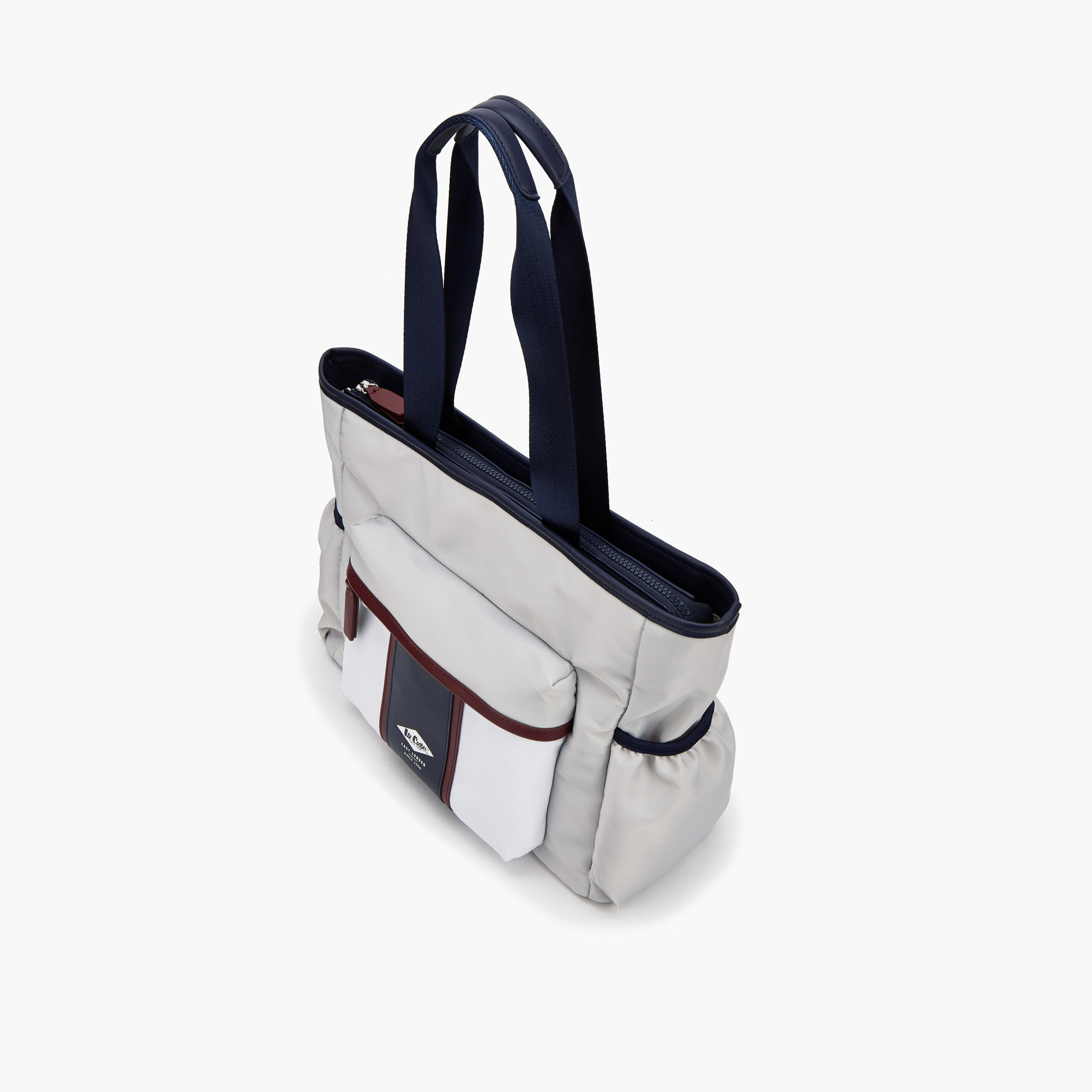 Lee Cooper Colourblock Tote Back with Zip Closure-women-bagsandwallets-handbags-image-4