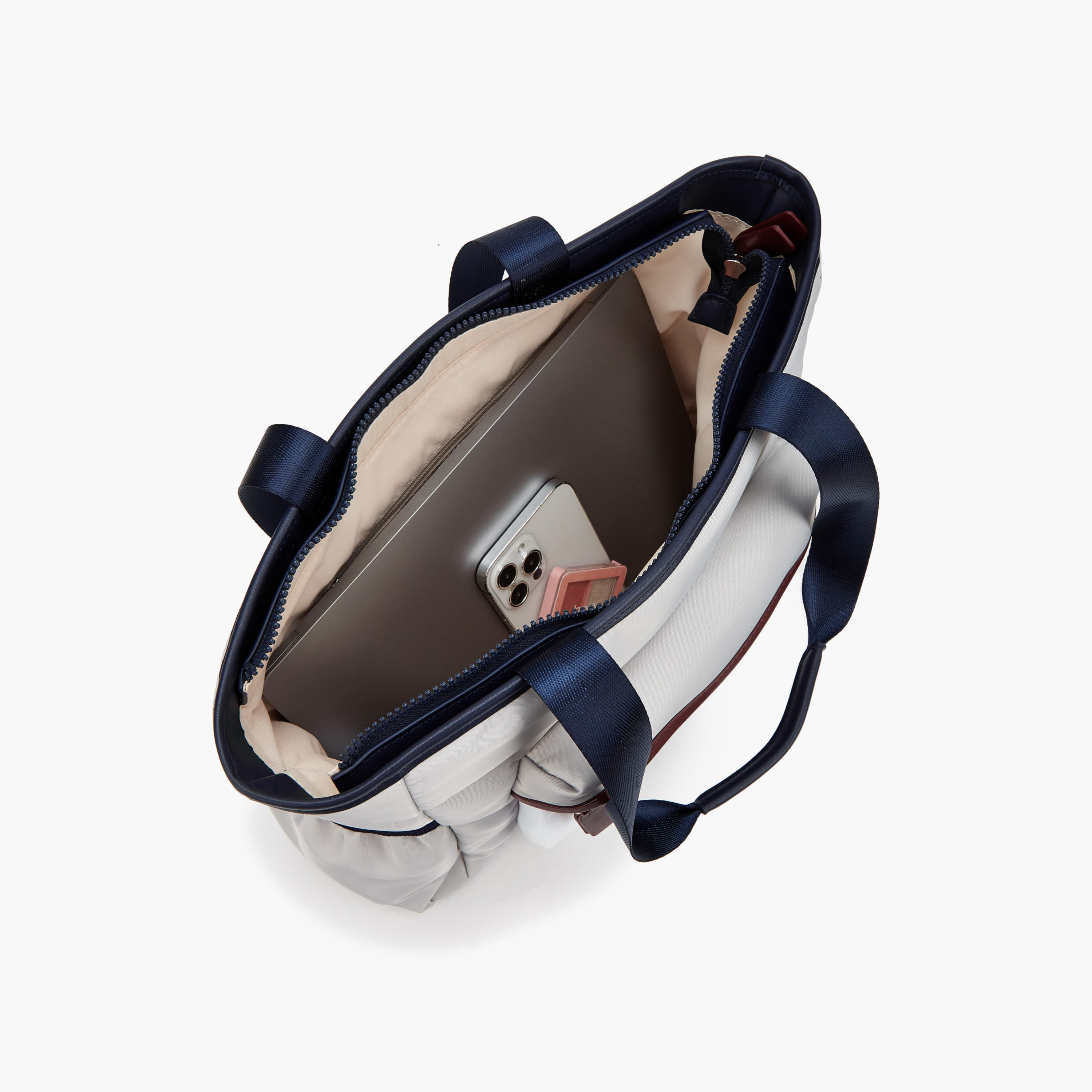 Lee Cooper Colourblock Tote Back with Zip Closure-women-bagsandwallets-handbags-image-6