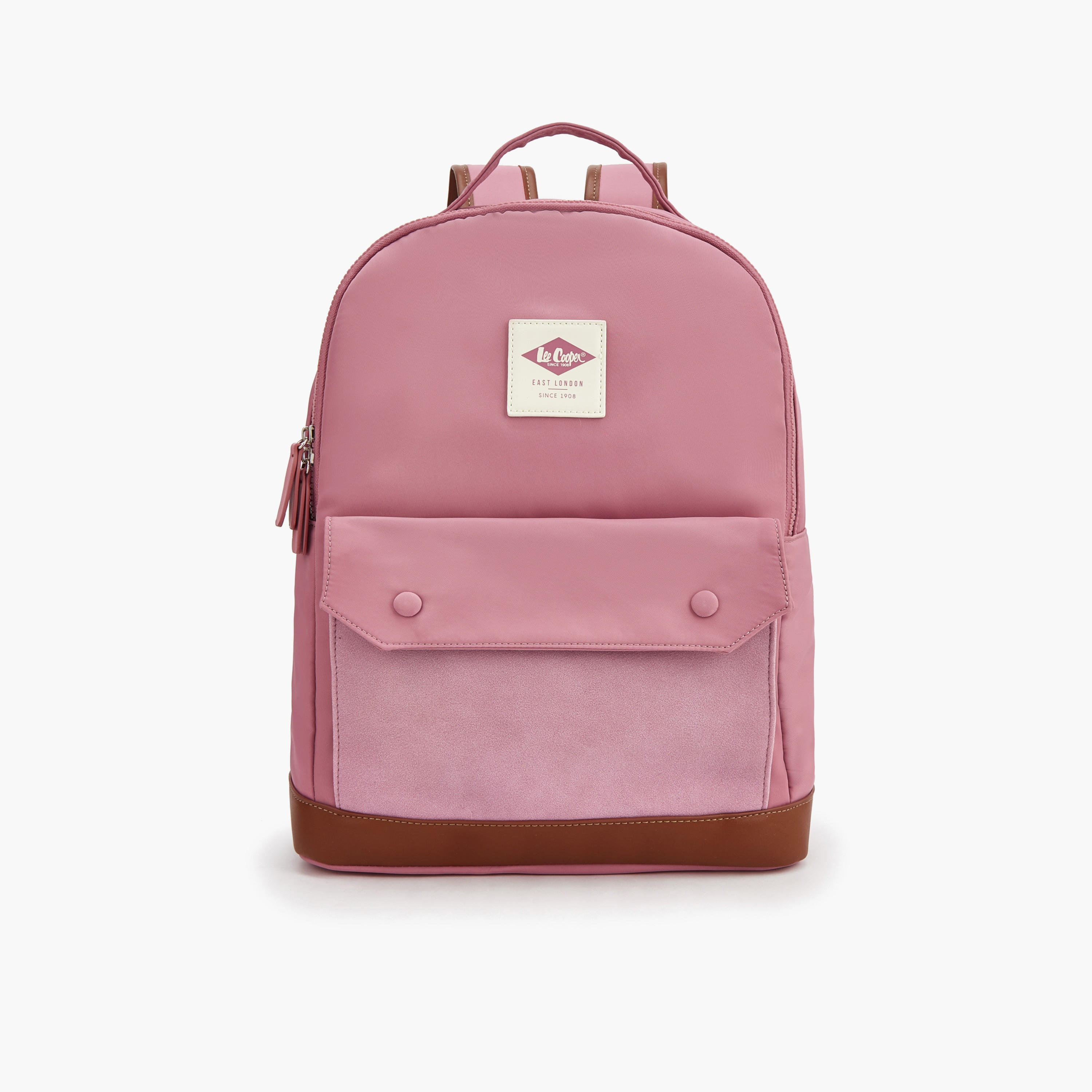 Lee Cooper Logo Backpack with Adjustable Straps-women-bagsandwallets-backpacks-image-1