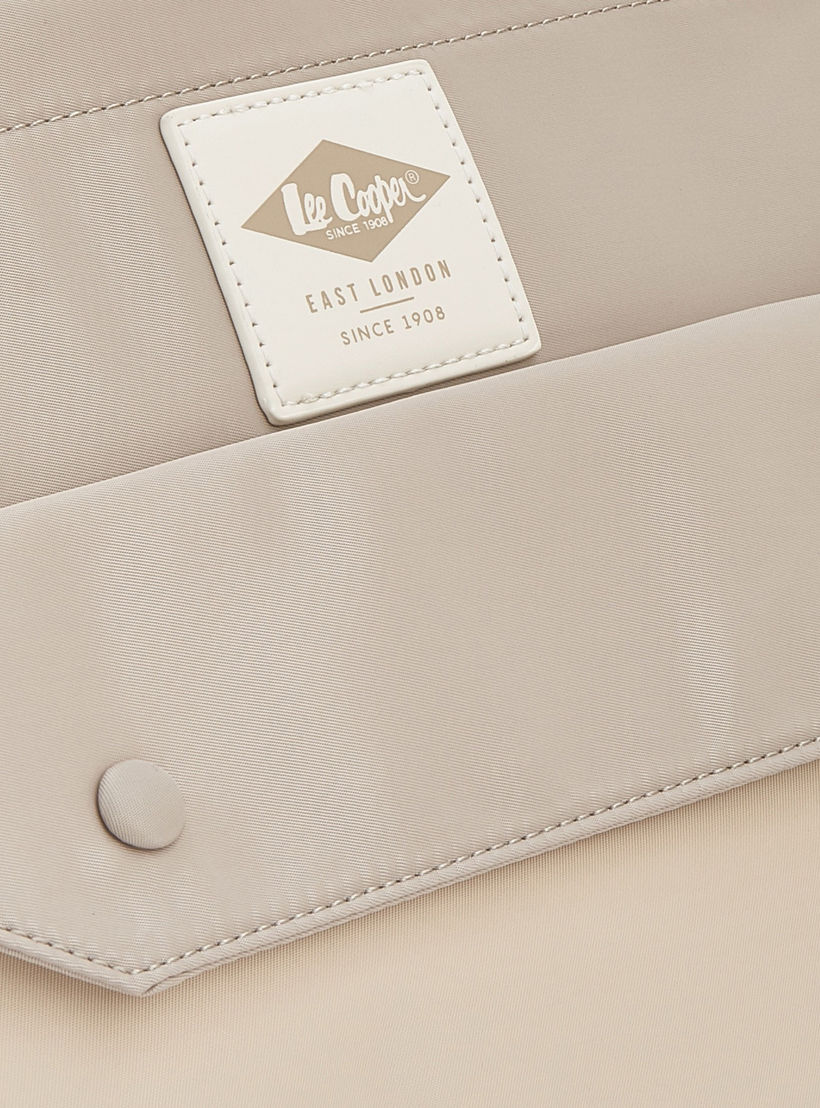 Lee Cooper Solid Tote Bag with Zip Closure-women-bagsandwallets-handbags-image-4