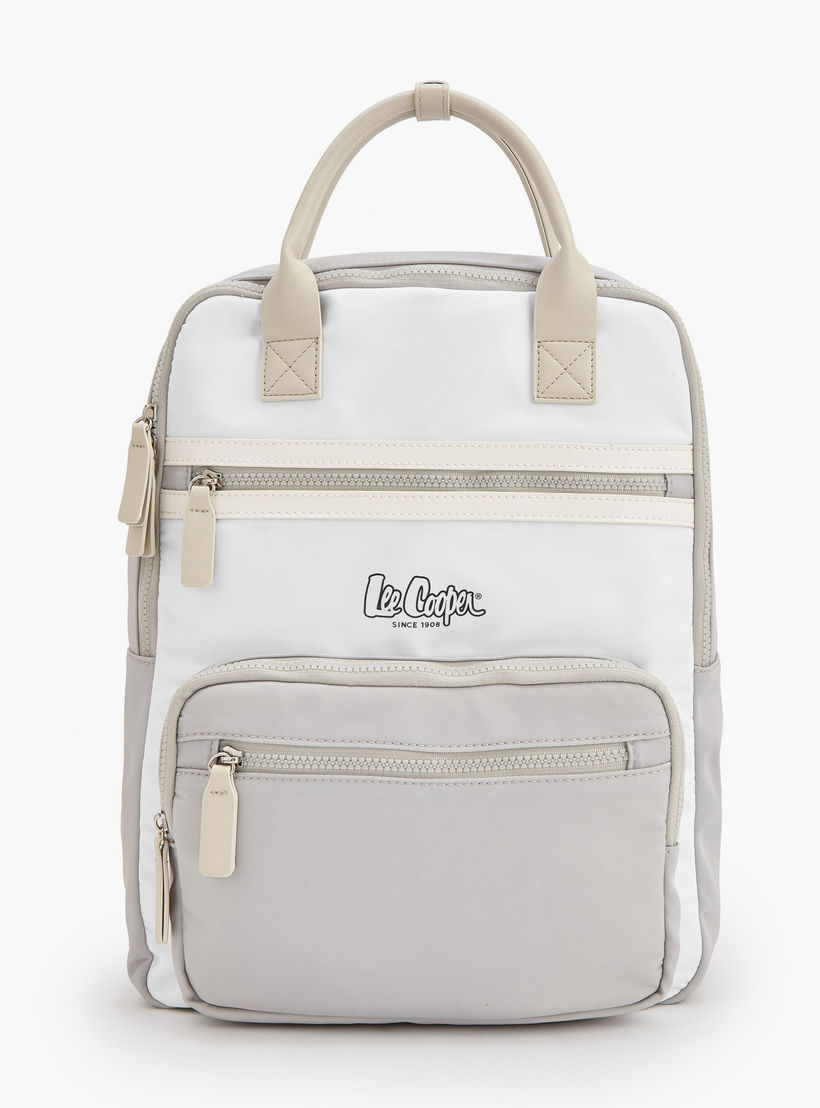 Lee Cooper Colourblock Backpack with Pencil Pouch-women-bagsandwallets-backpacks-image-2