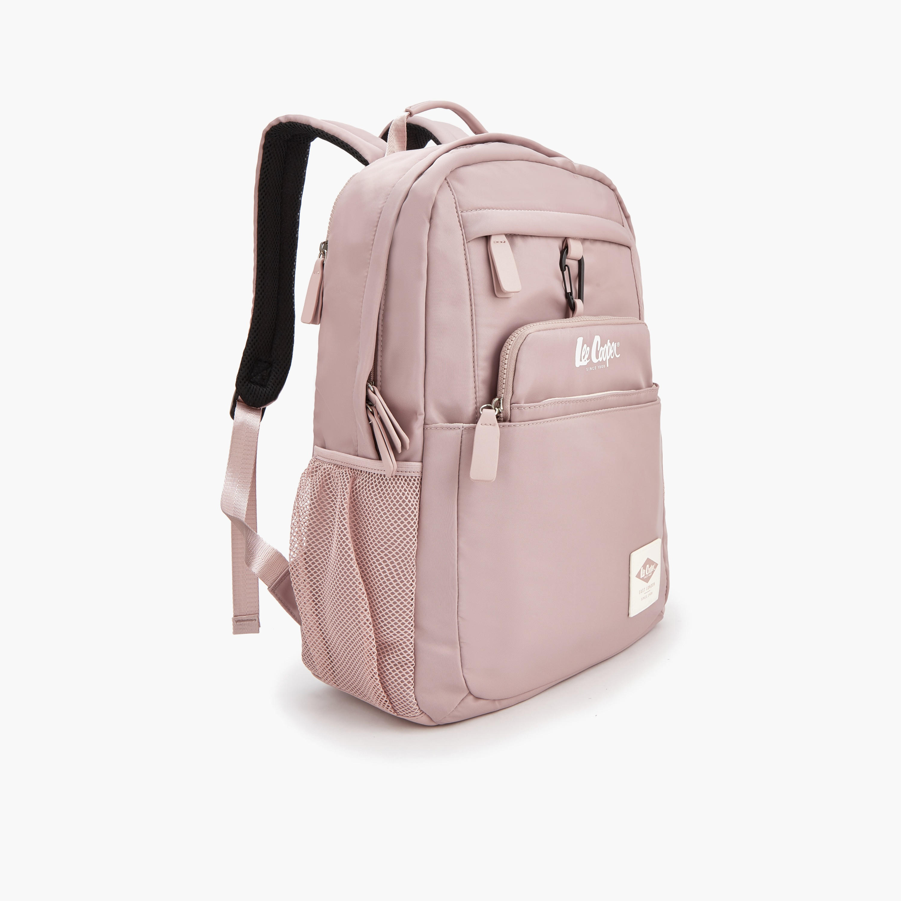 Lee Cooper Logo Backpack with Padded Straps-women-bagsandwallets-backpacks-image-3