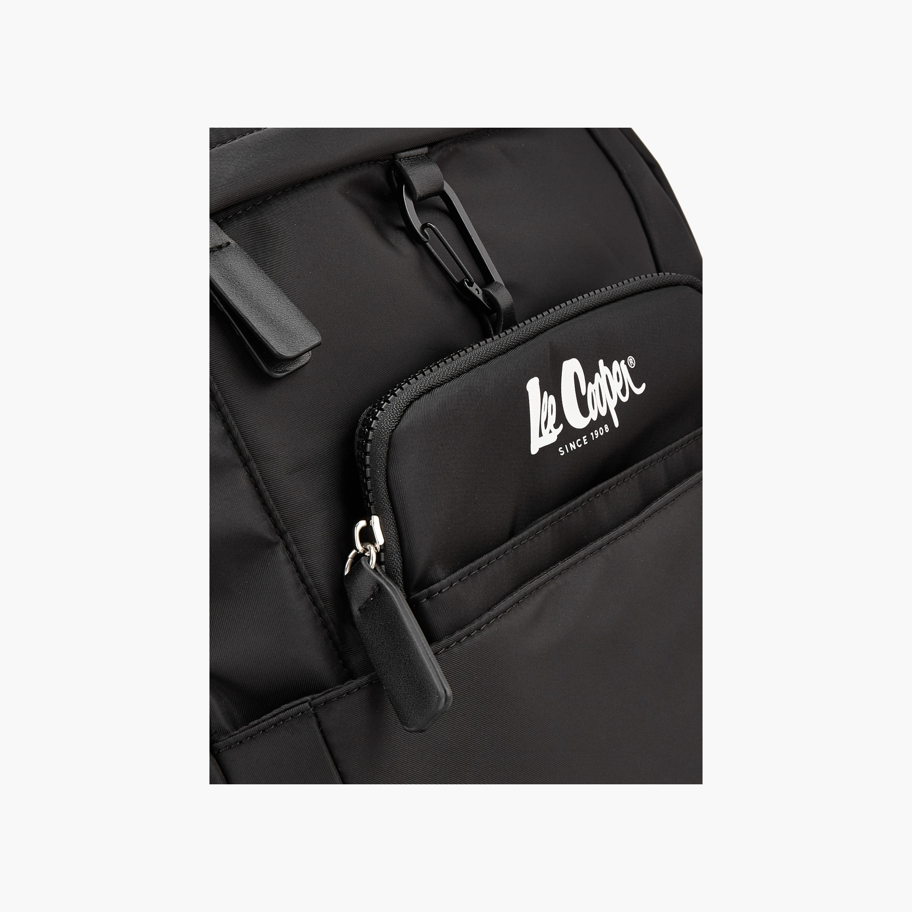 Lee Cooper Logo Backpack with Padded Straps-women-bagsandwallets-backpacks-image-4