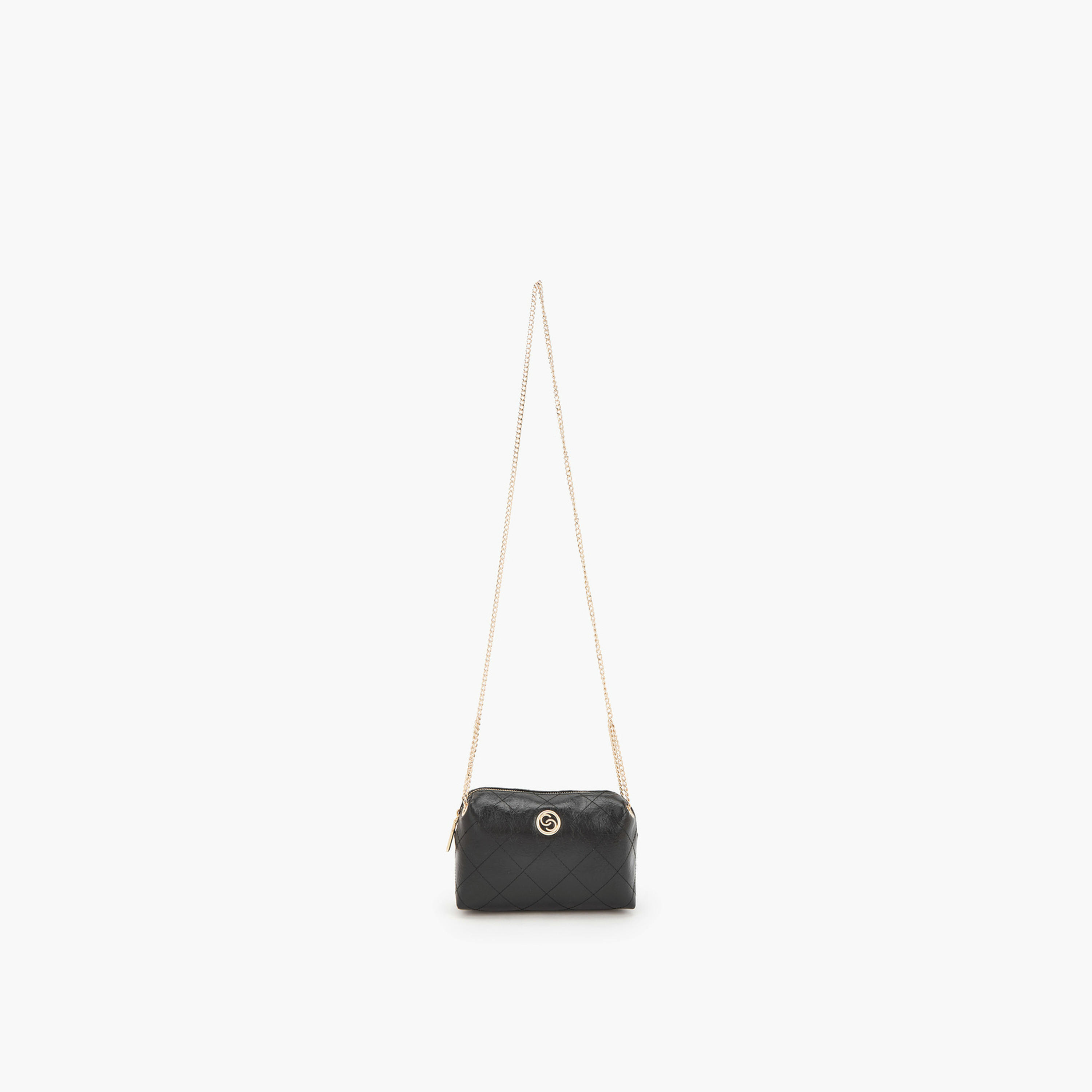 Celeste Quilted Crossbody Bag with Chain Strap-women-bagsandwallets-handbags-image-2