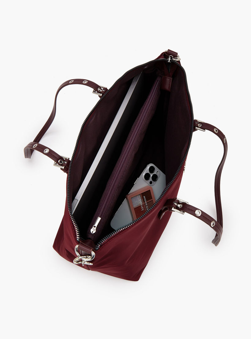 Missy Solid Tote Bag with Zip Closure-women-bagsandwallets-handbags-image-7