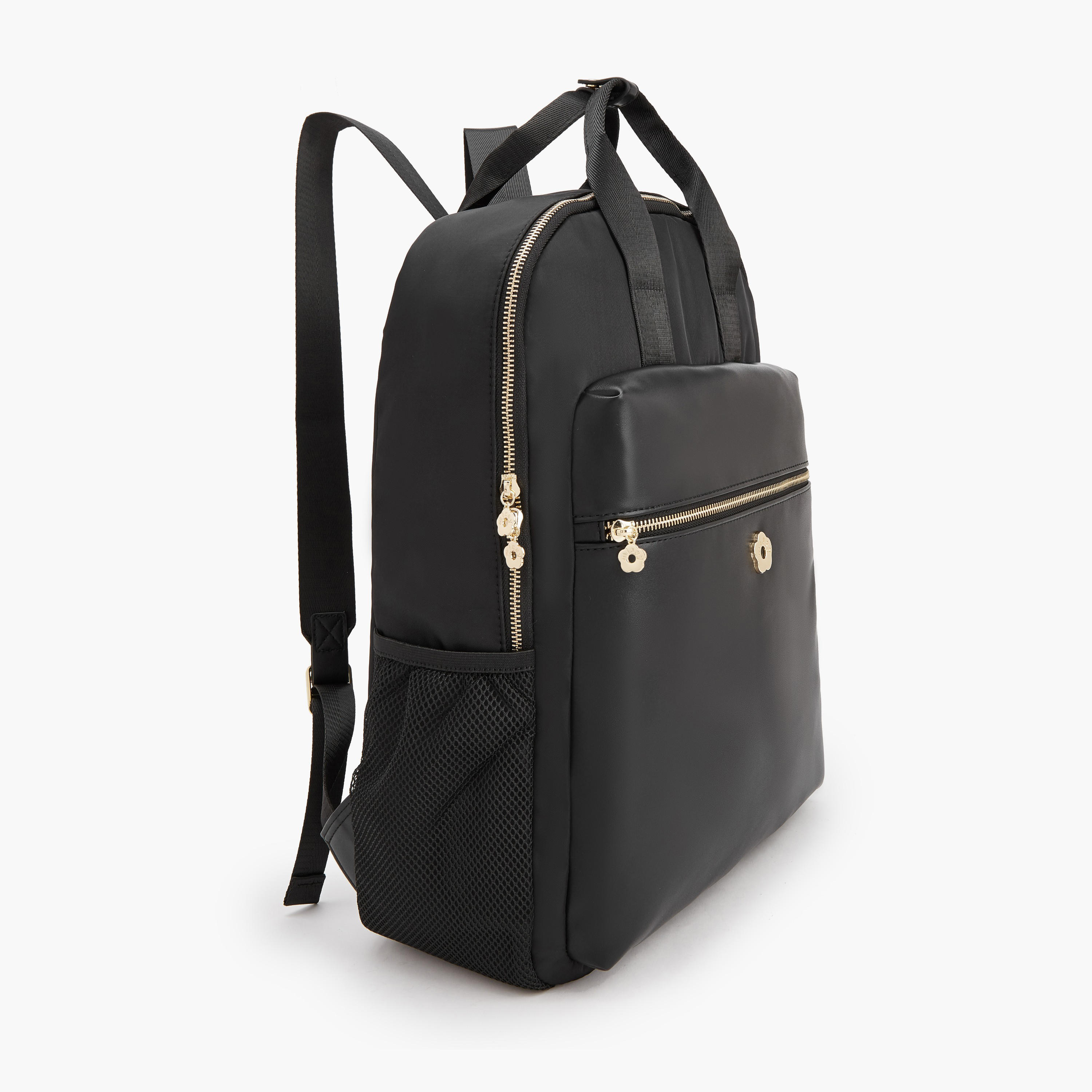 Missy Solid Backpack with Adjustable Shoulder Straps-women-bagsandwallets-backpacks-image-2
