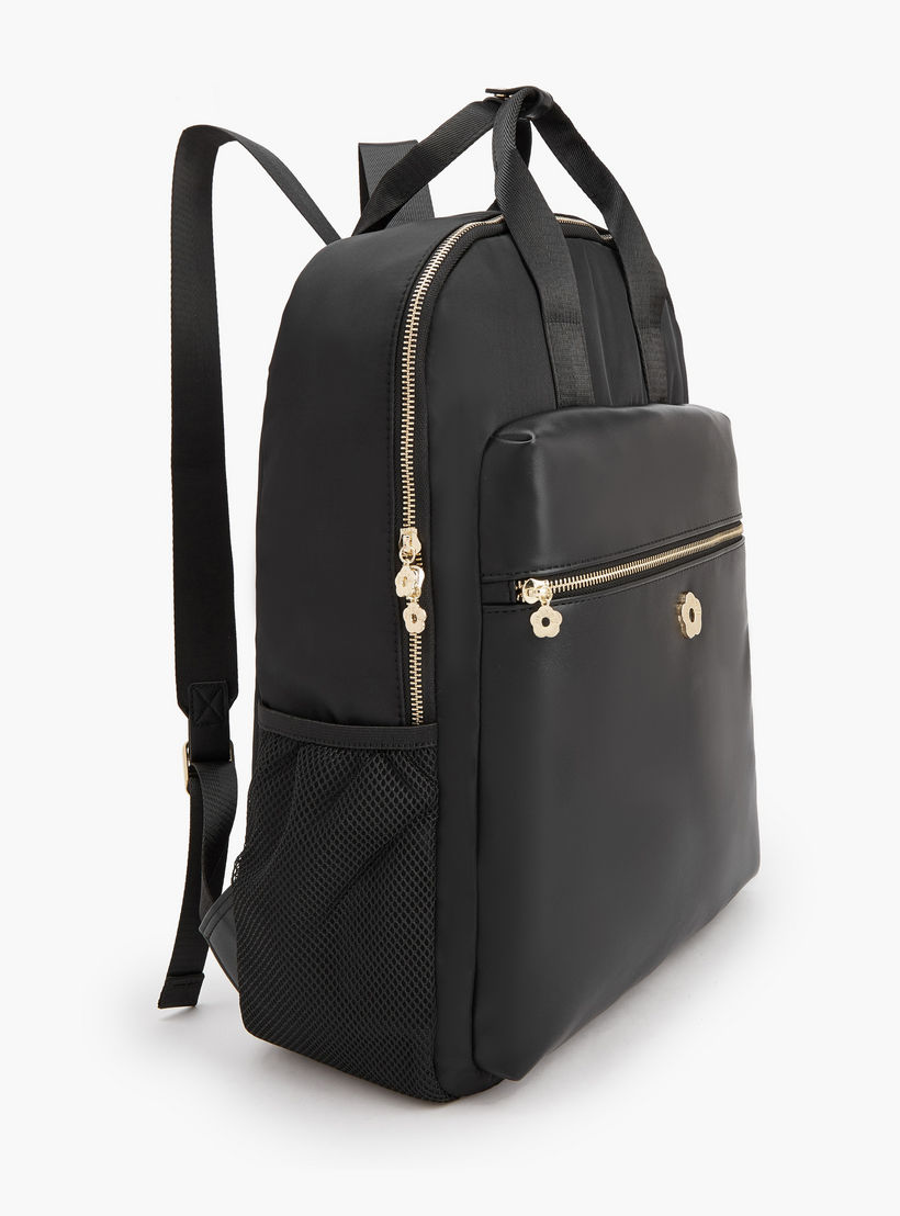 Missy Solid Backpack with Adjustable Shoulder Straps-women-bagsandwallets-backpacks-image-2