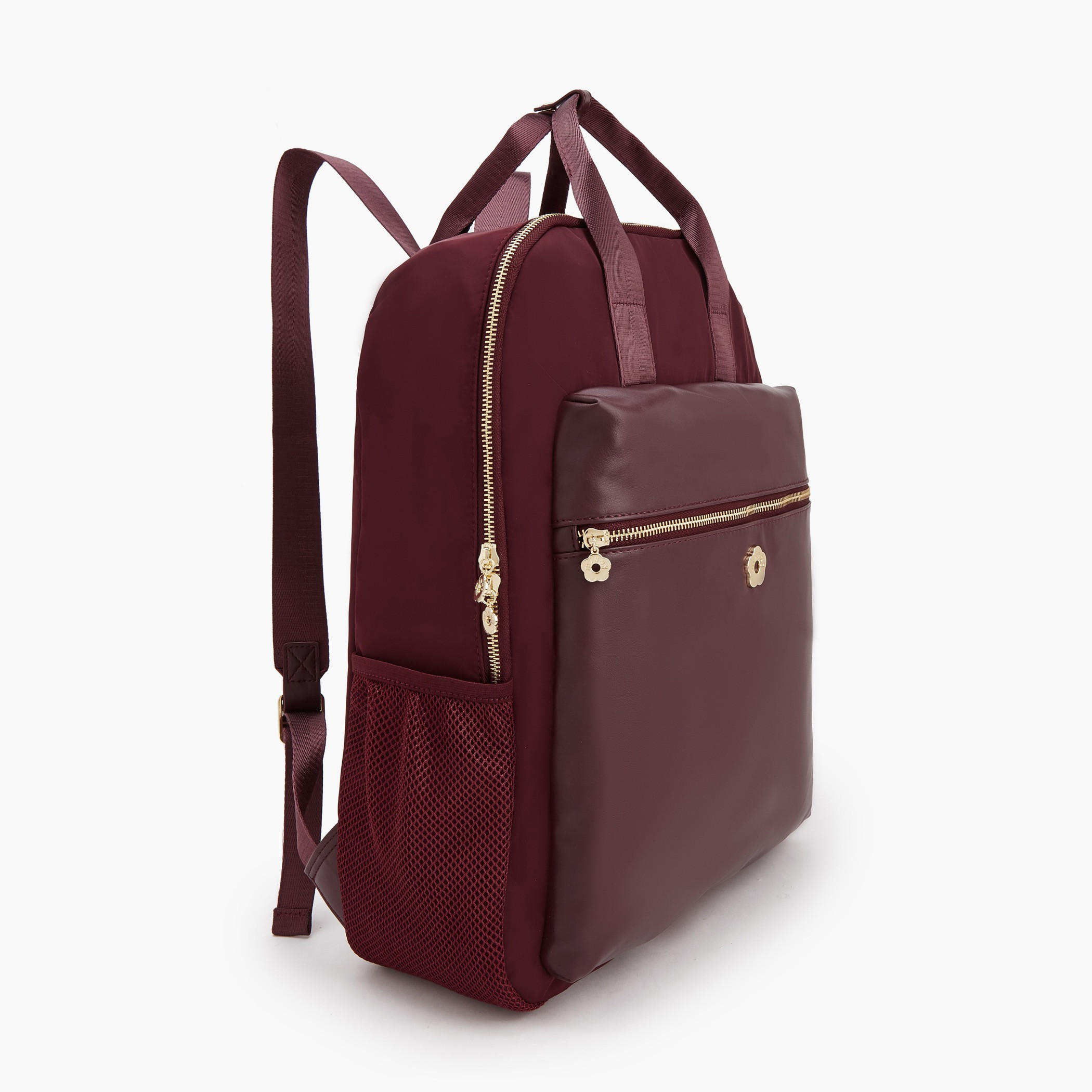Missy Solid Backpack with Adjustable Shoulder Straps-women-bagsandwallets-backpacks-image-2