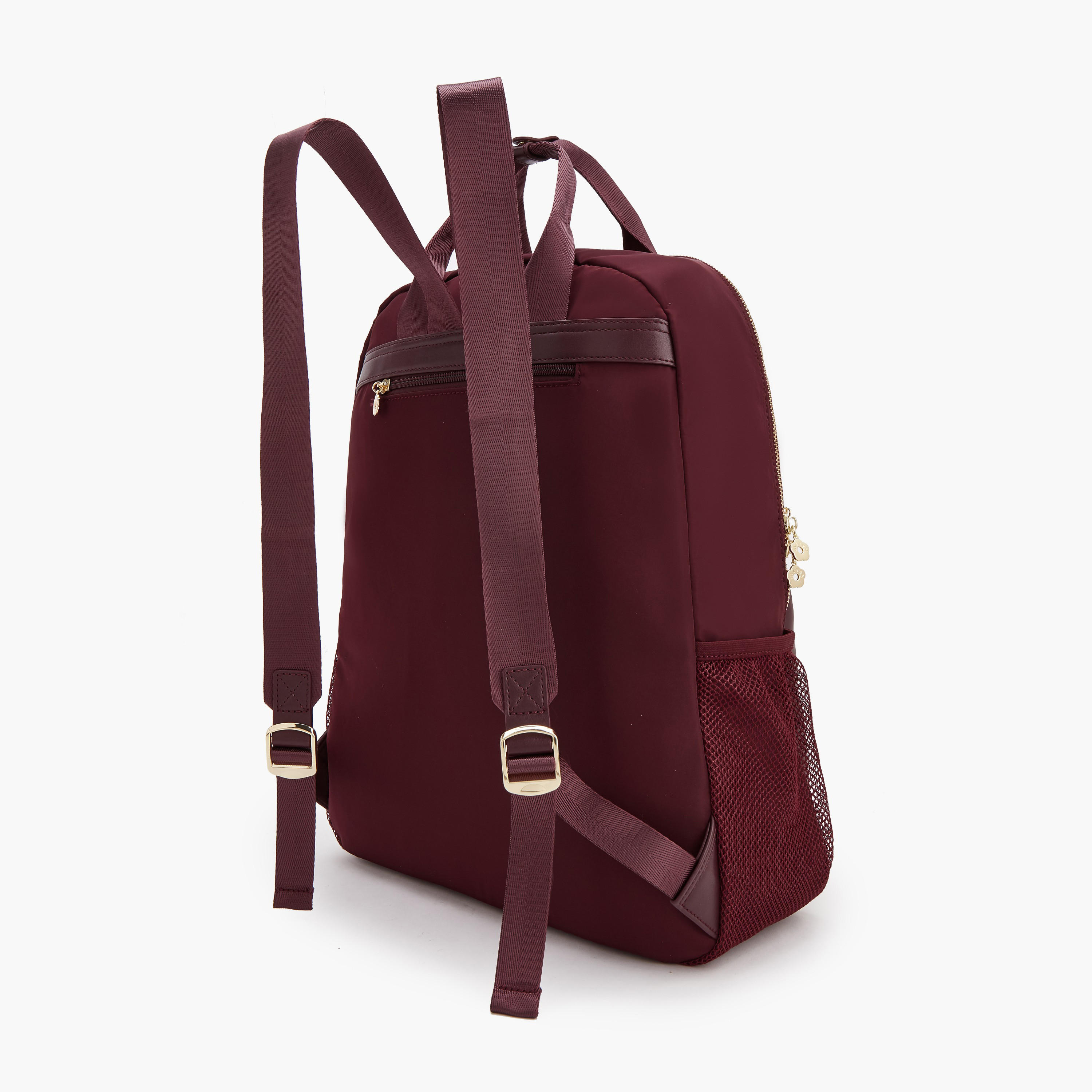 Missy Solid Backpack with Adjustable Shoulder Straps-women-bagsandwallets-backpacks-image-5