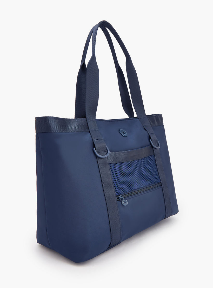 Missy Solid Tote Bag with Zip Closure-women-bagsandwallets-handbags-image-2