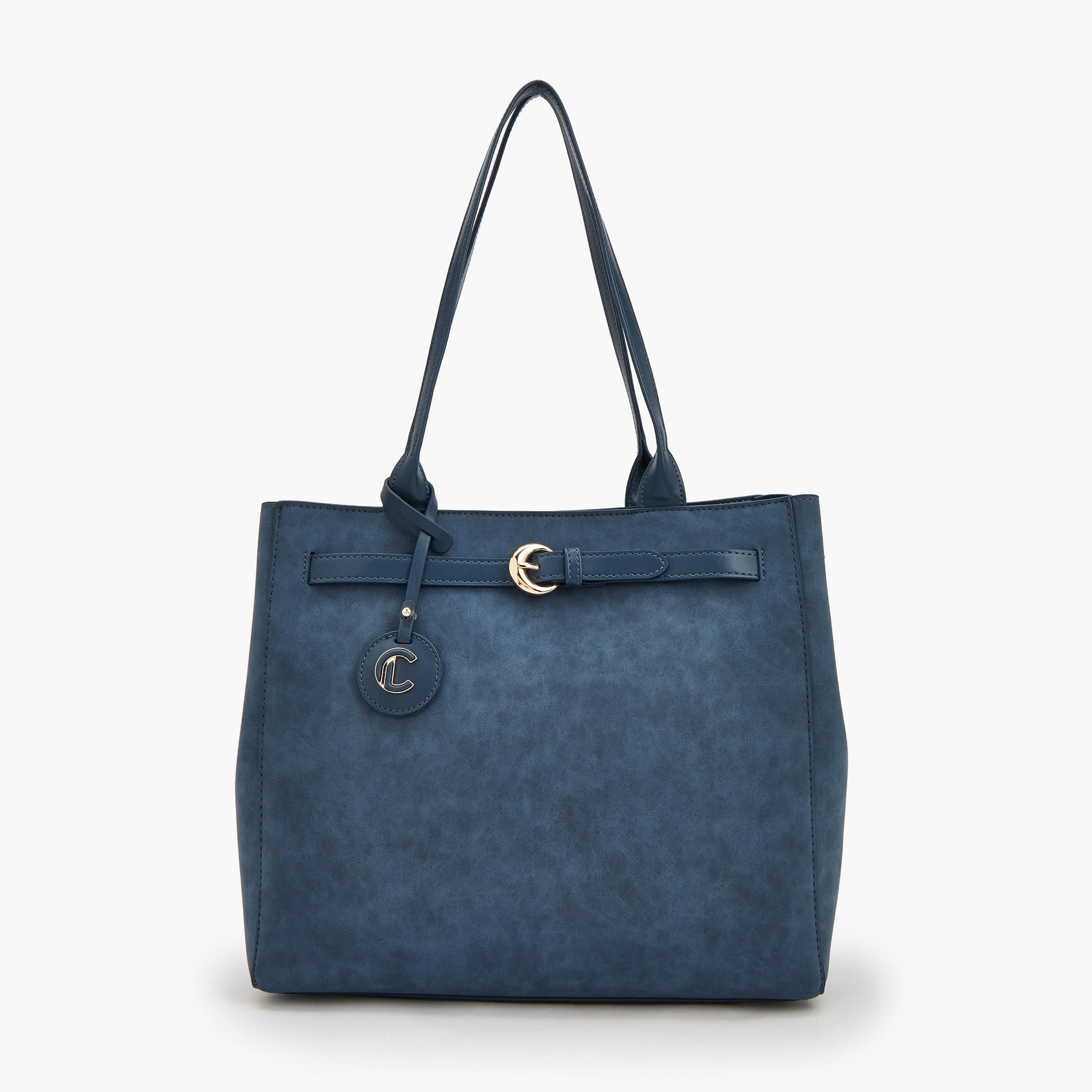 Le Confort Suede Tote Bag with Zip Closure-women-bagsandwallets-handbags-image-1