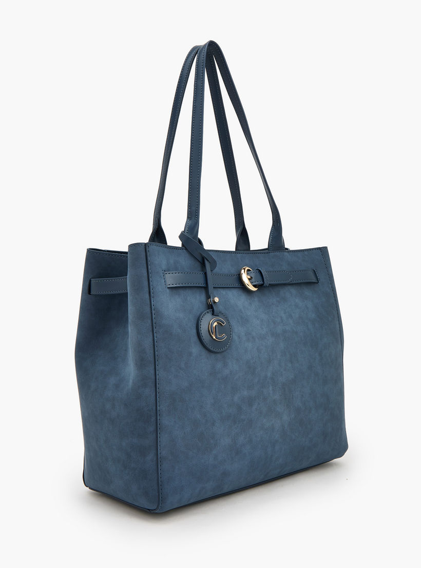 Le Confort Suede Tote Bag with Zip Closure-women-bagsandwallets-handbags-image-3