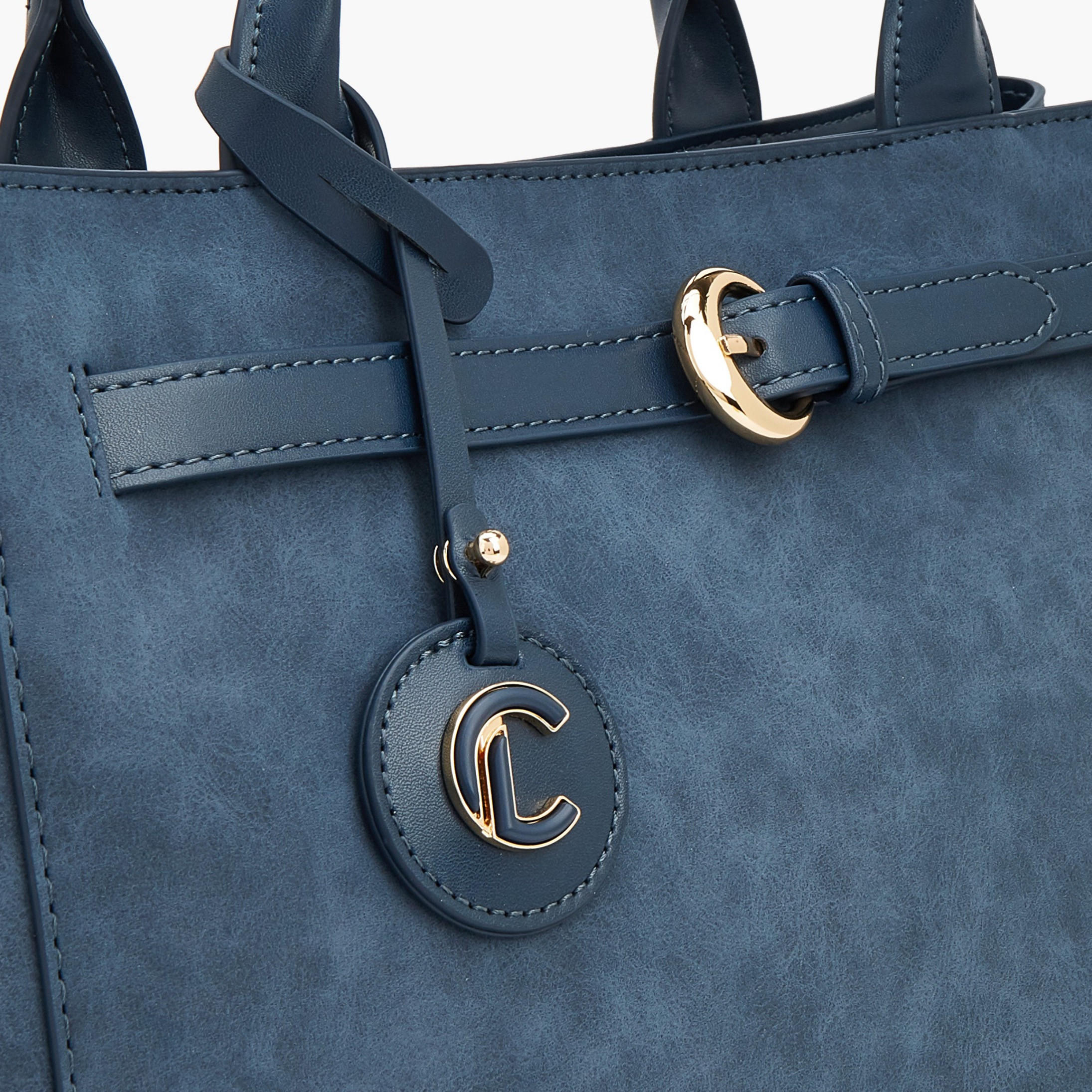 Le Confort Suede Tote Bag with Zip Closure-women-bagsandwallets-handbags-image-4