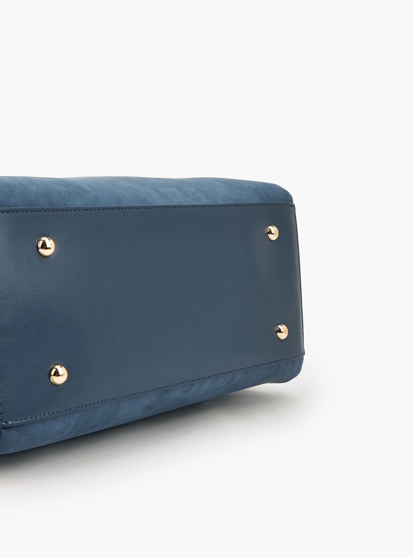 Le Confort Suede Tote Bag with Zip Closure-women-bagsandwallets-handbags-image-6