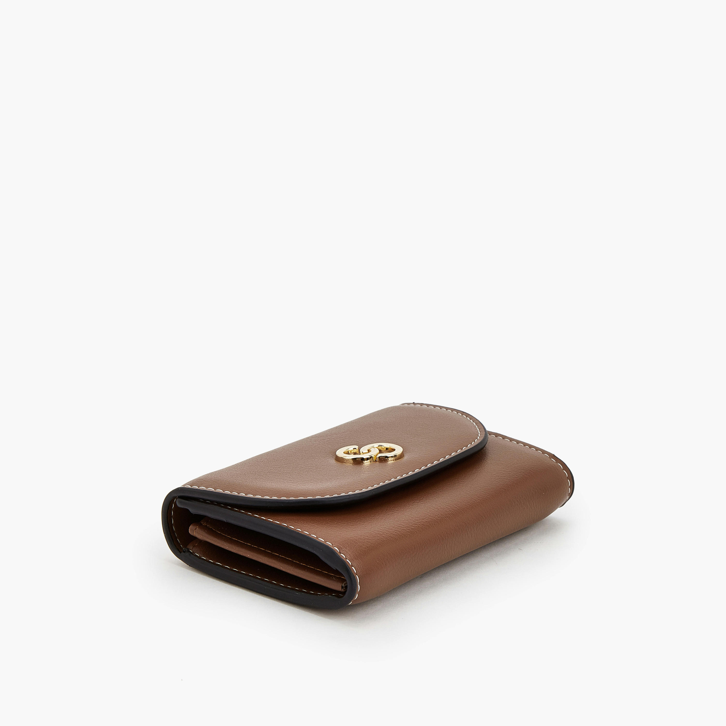 Celeste Solid Cardholder with Snap Button Closure-women-bagsandwallets-wallets-image-4