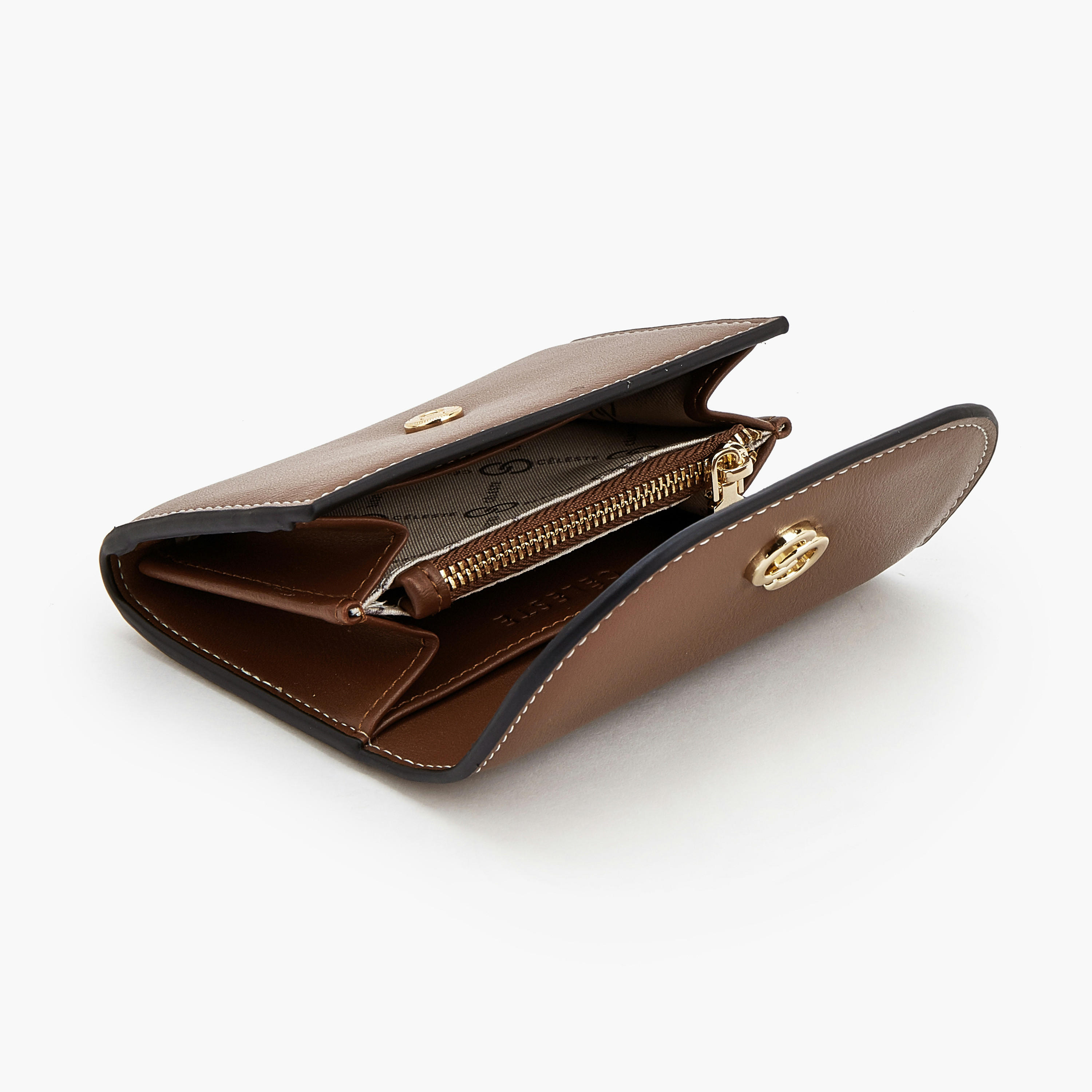 Celeste Solid Cardholder with Snap Button Closure-women-bagsandwallets-wallets-image-6
