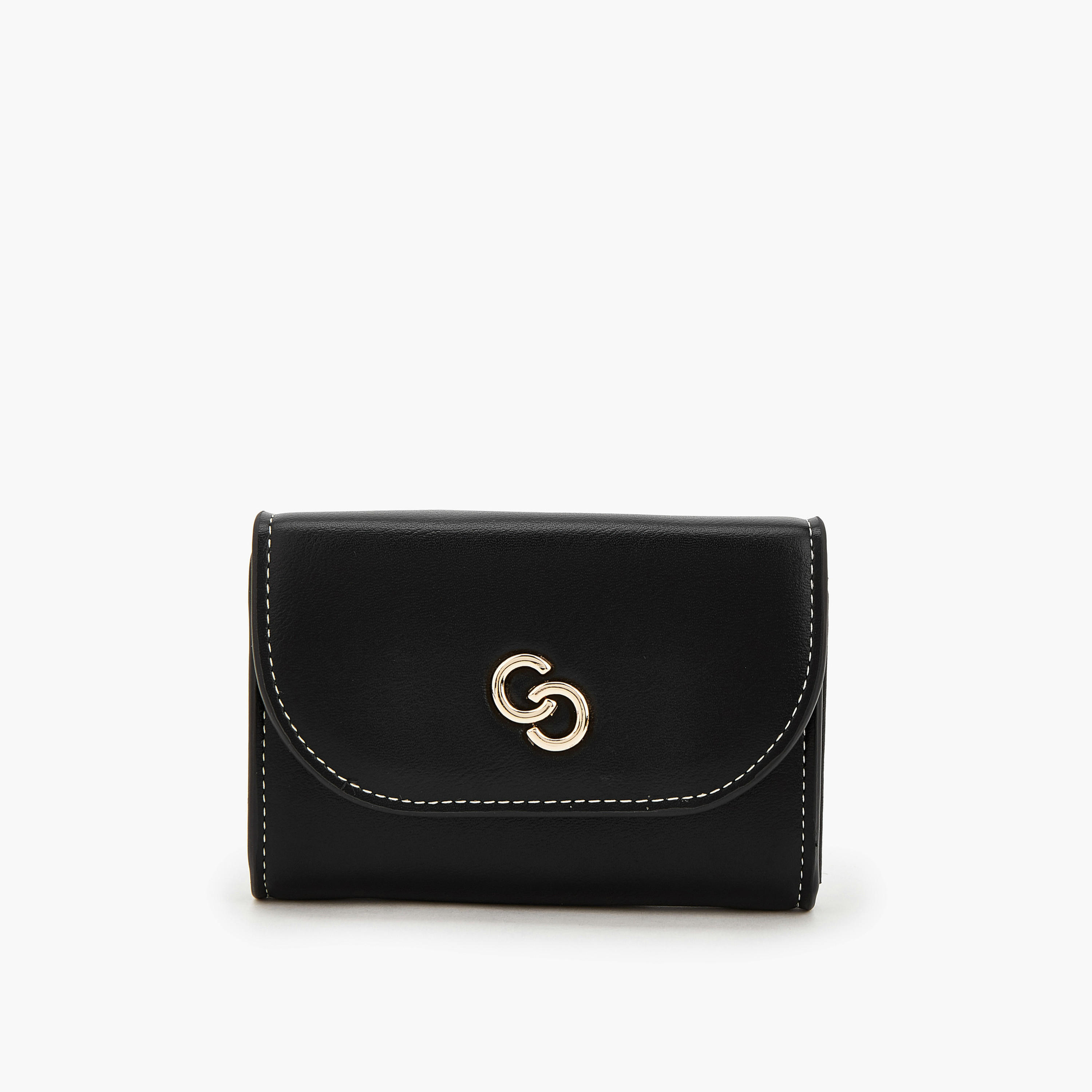 Celeste Solid Cardholder with Snap Button Closure-women-bagsandwallets-wallets-image-1