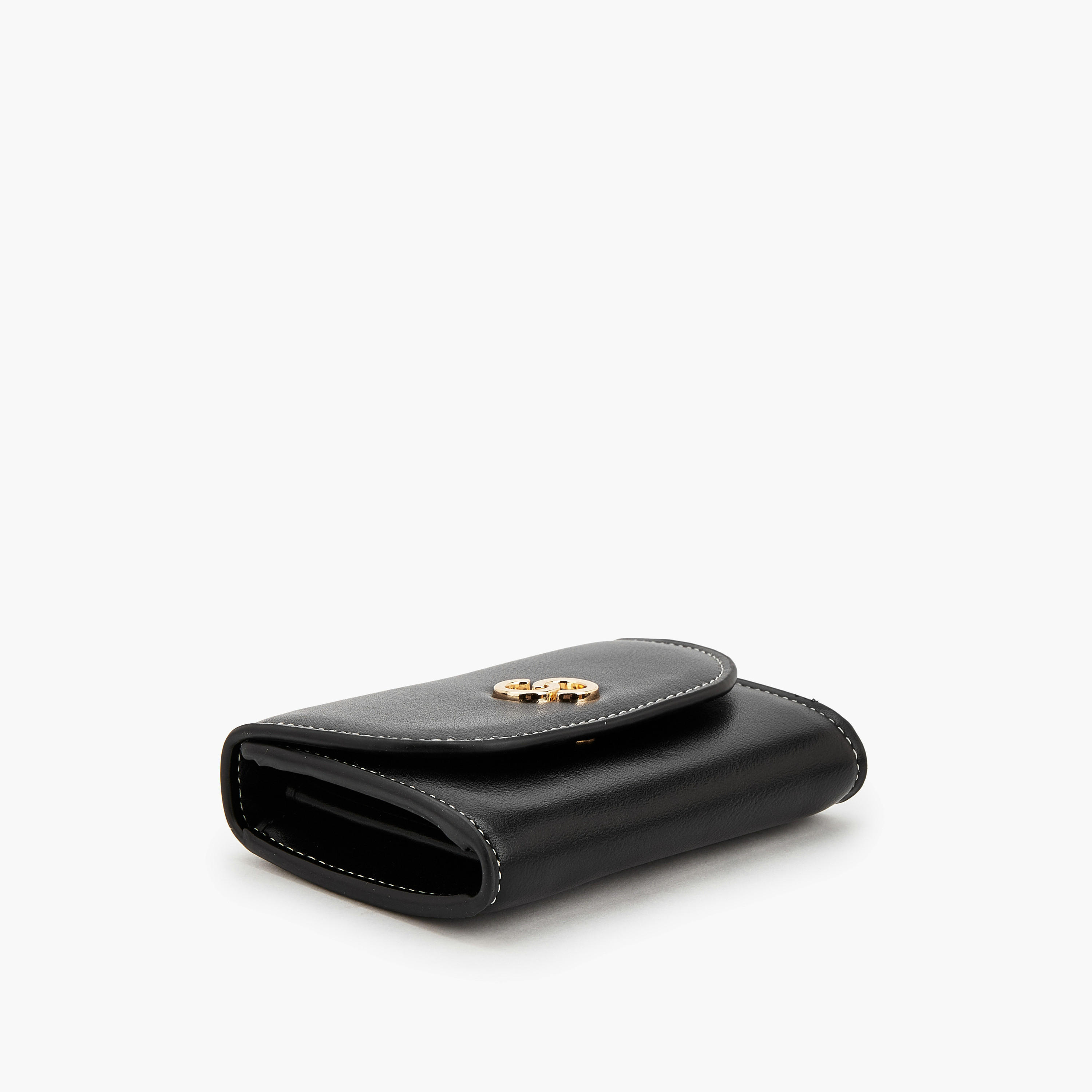 Celeste Solid Cardholder with Snap Button Closure-women-bagsandwallets-wallets-image-4