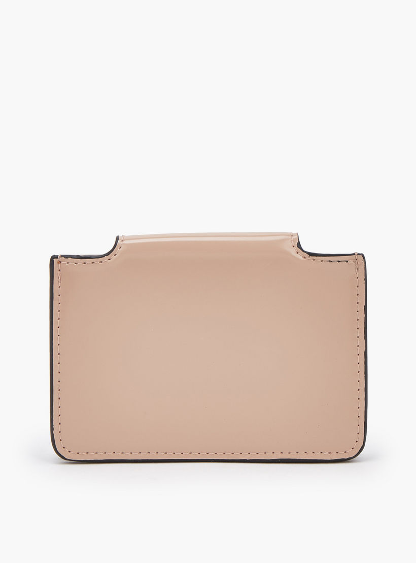 محفظة بطاقات سادة بزر إغلاق من سيليست-women-bagsandwallets-wallets-image-3