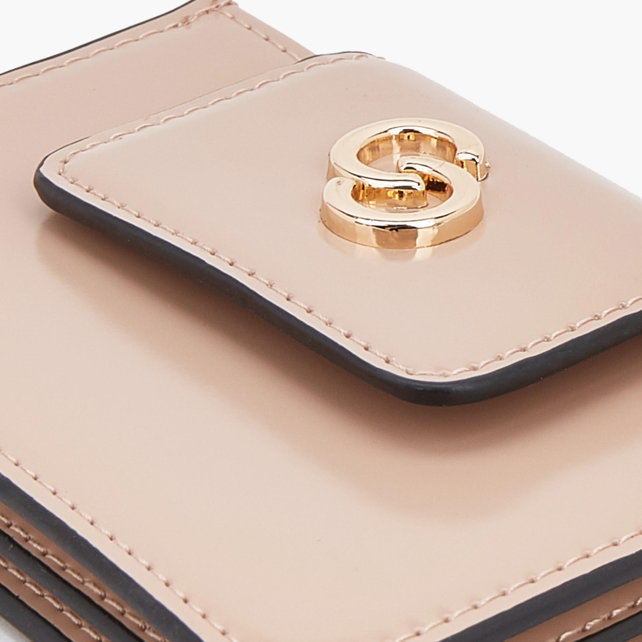 محفظة بطاقات سادة بزر إغلاق من سيليست-women-bagsandwallets-wallets-image-5