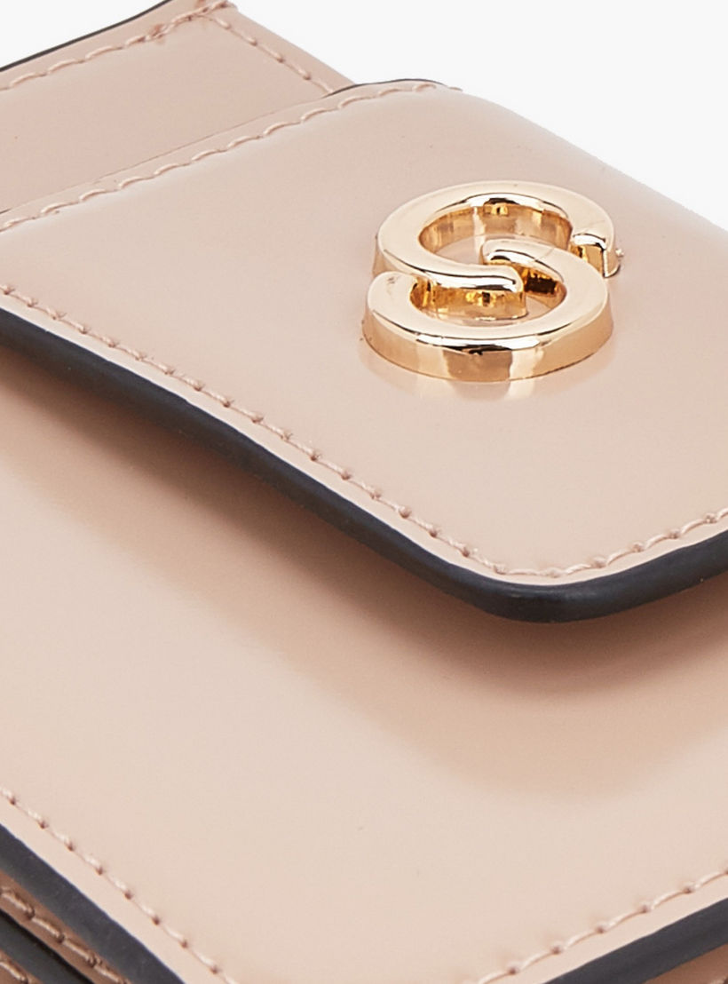 محفظة بطاقات سادة بزر إغلاق من سيليست-women-bagsandwallets-wallets-image-5