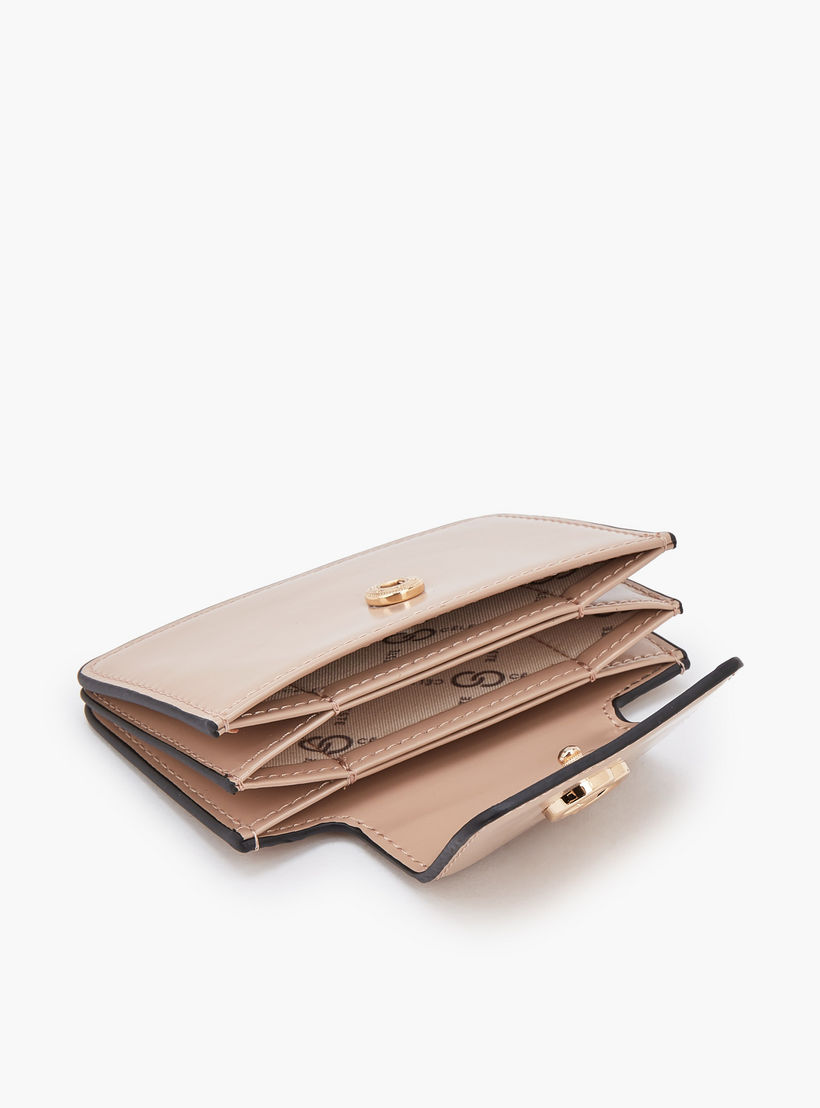 محفظة بطاقات سادة بزر إغلاق من سيليست-women-bagsandwallets-wallets-image-6