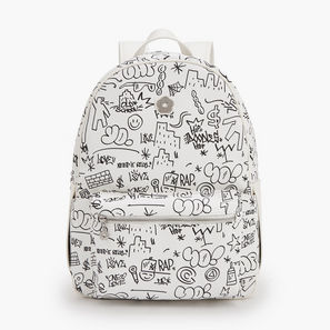 شنطة ظهر بأحزمة كتف قابلة للتعديل وطبعات من ميسي-school-bagsandbackpacks-image-1