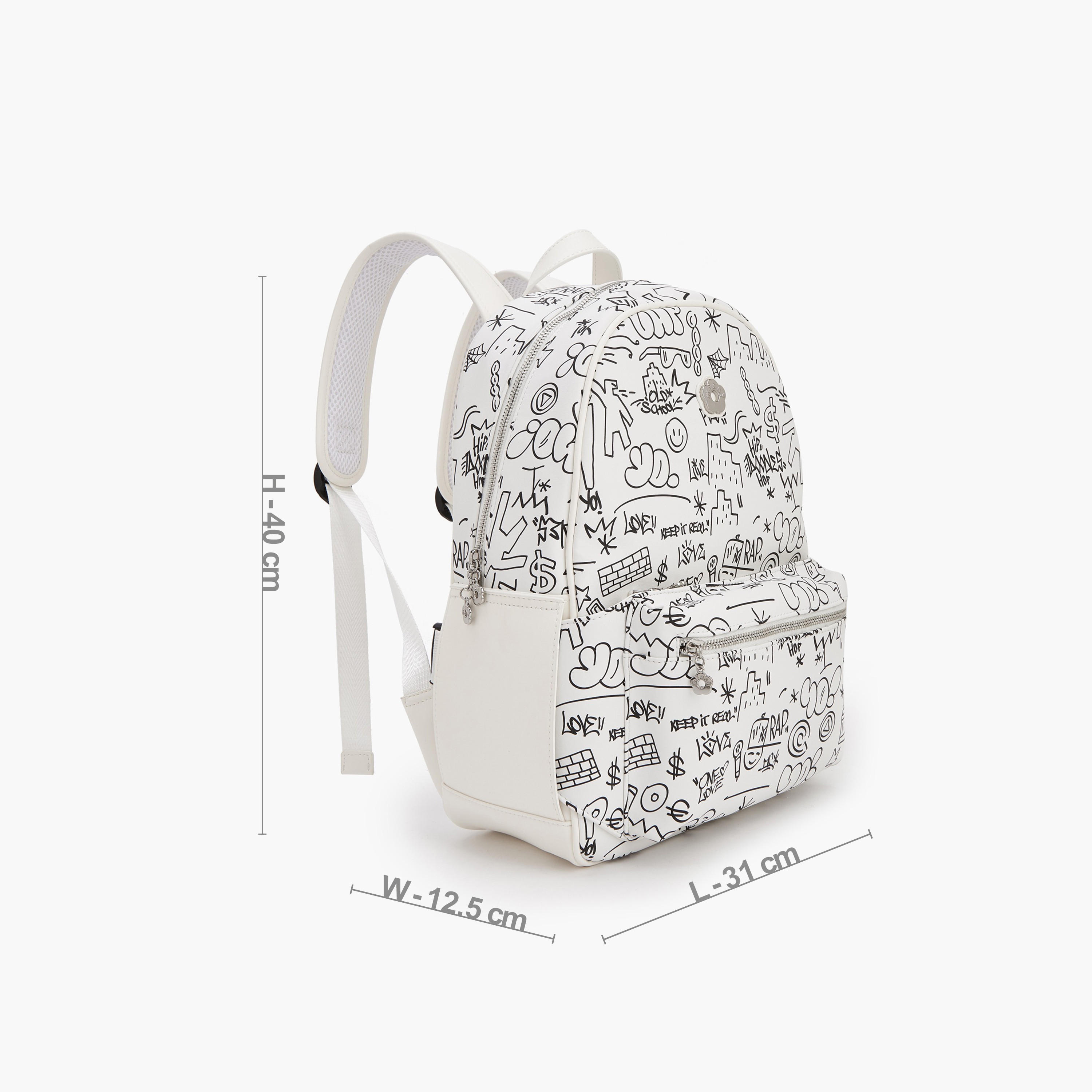 شنطة ظهر بأحزمة كتف قابلة للتعديل وطبعات من ميسي-school-bagsandbackpacks-backpacks-image-5