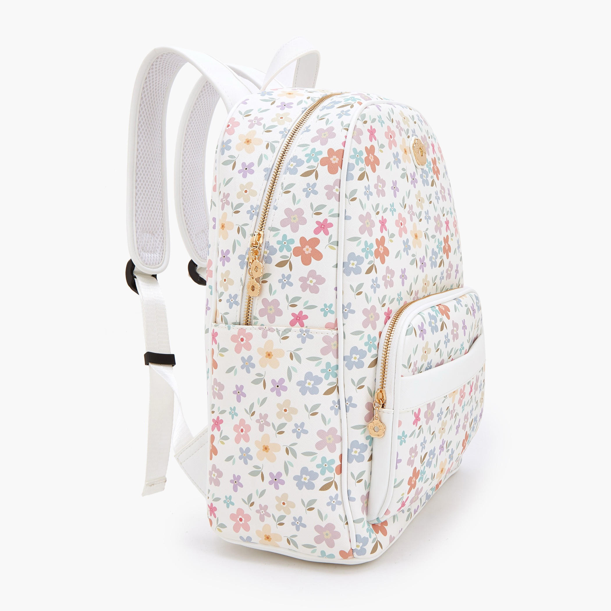 شنطة ظهر بأحزمة كتف مبطنة وطبعات زهرية من ميسي-women-bagsandwallets-backpacks-image-4