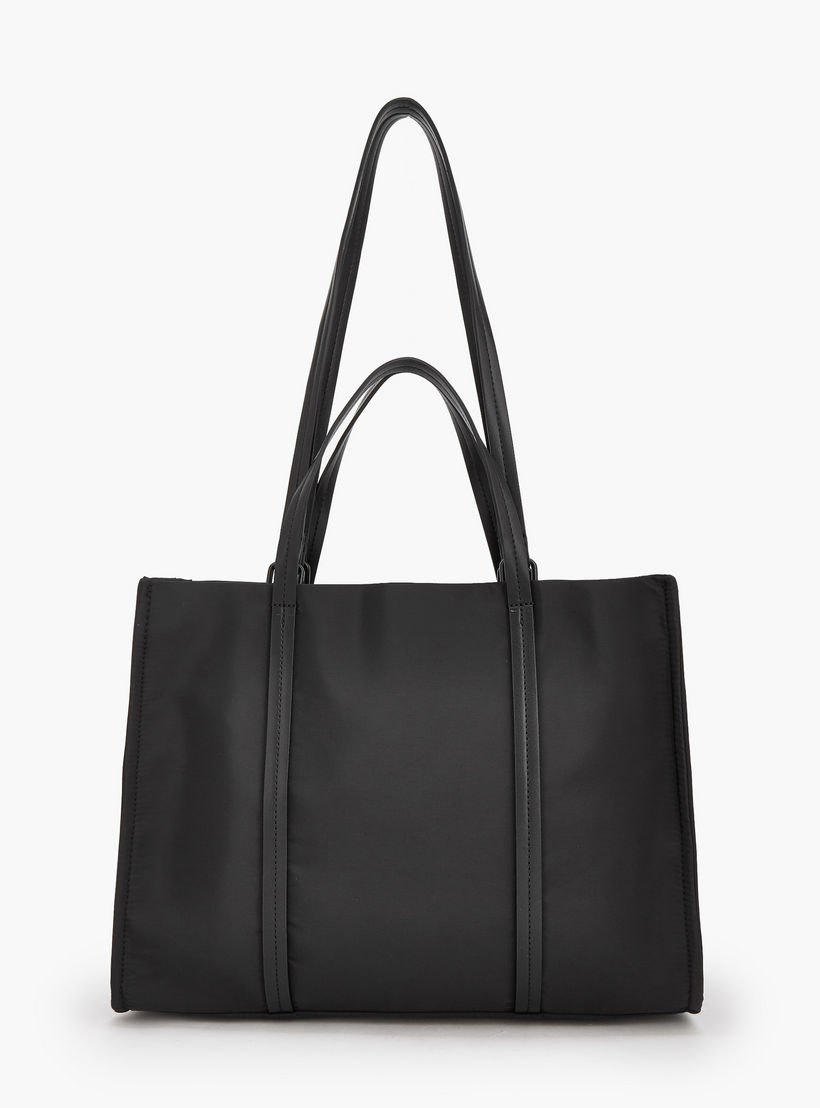 Missy Solid Tote Bag with Front Utility Pocket-women-bagsandwallets-handbags-image-4