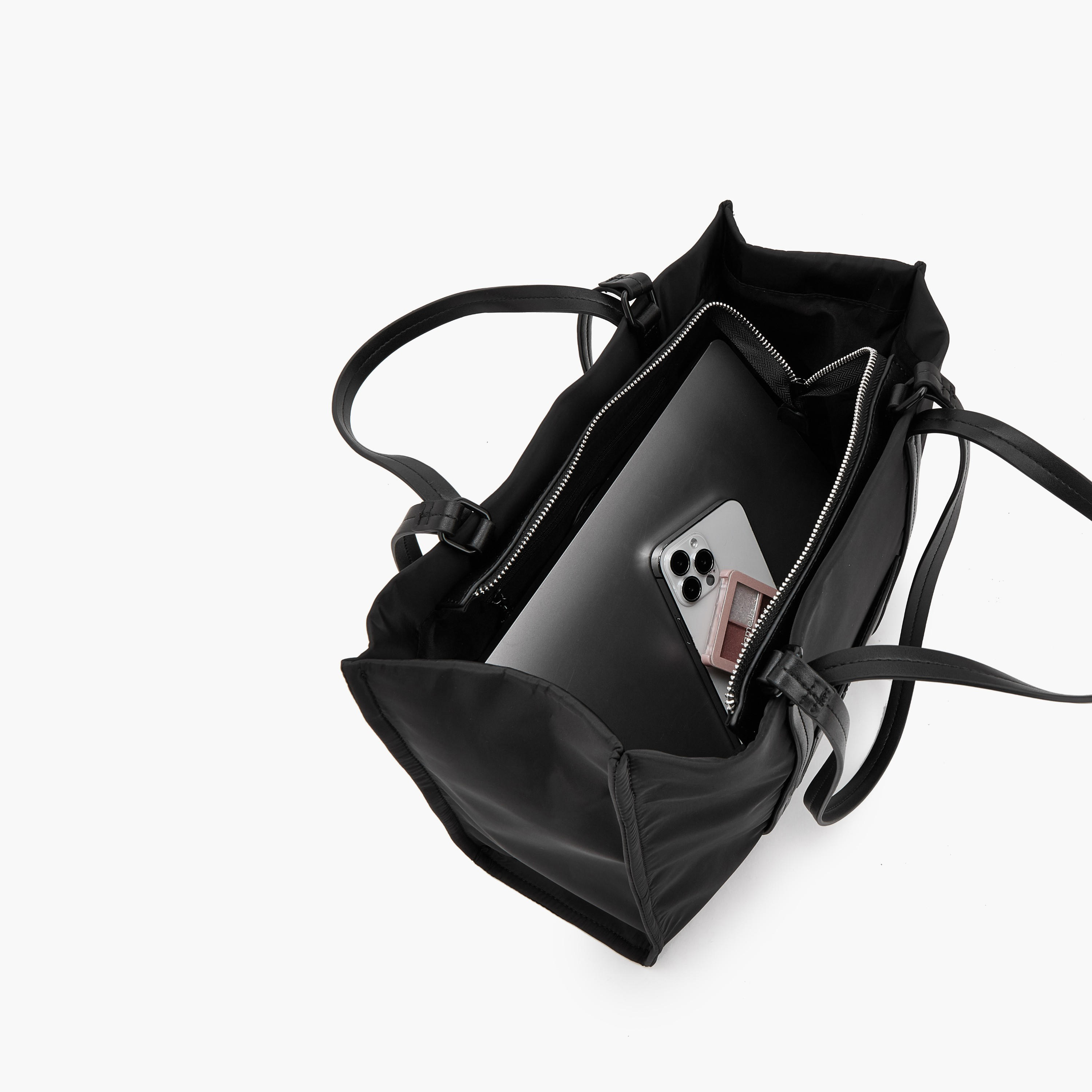 Missy Solid Tote Bag with Front Utility Pocket-women-bagsandwallets-handbags-image-7