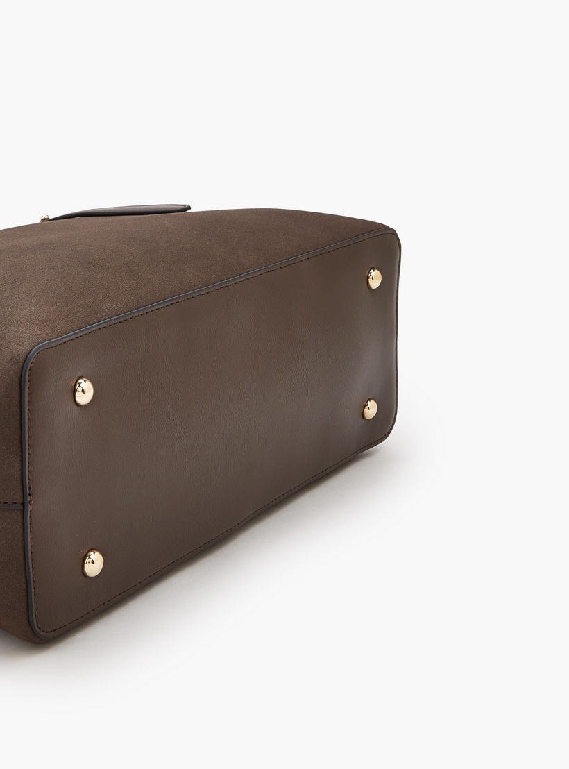 Le Confort Solid Tote Bag with Zip Closure-women-bagsandwallets-handbags-image-6