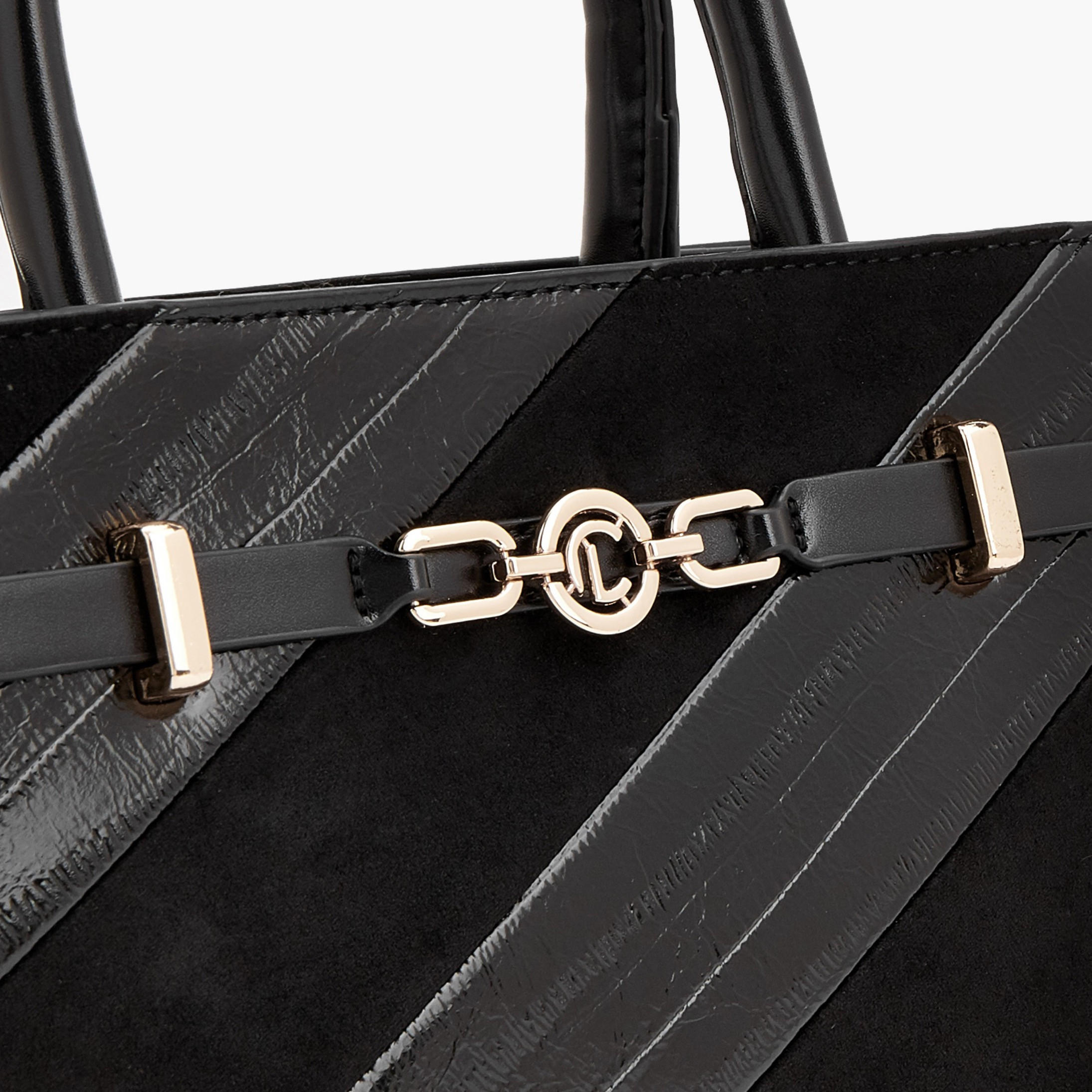 Le Confort Striped Tote Bag with Detachable Strap-women-bagsandwallets-handbags-image-4