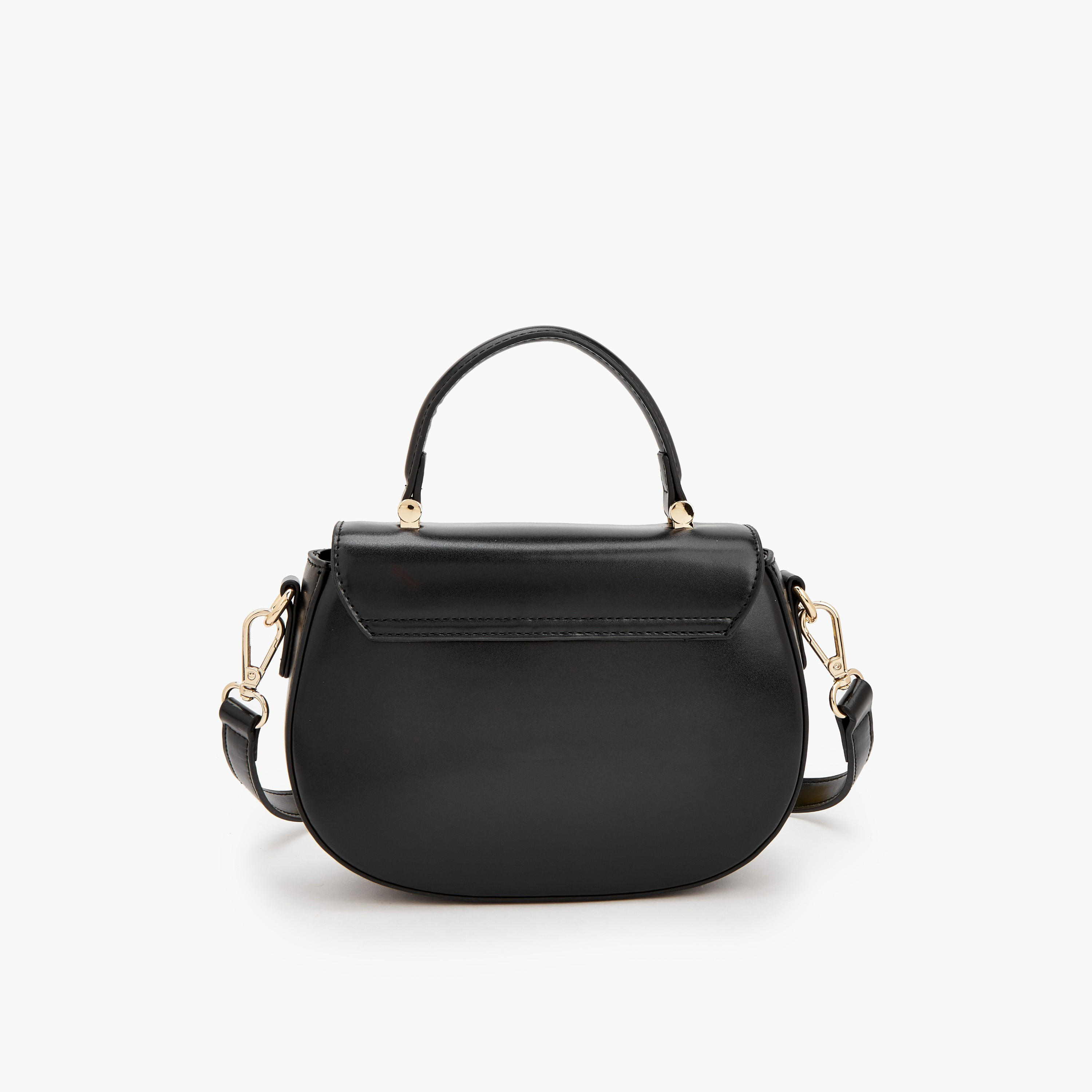 Le Confort Striped Suede Satchel Bag with Metallic Accent-women-bagsandwallets-handbags-image-5