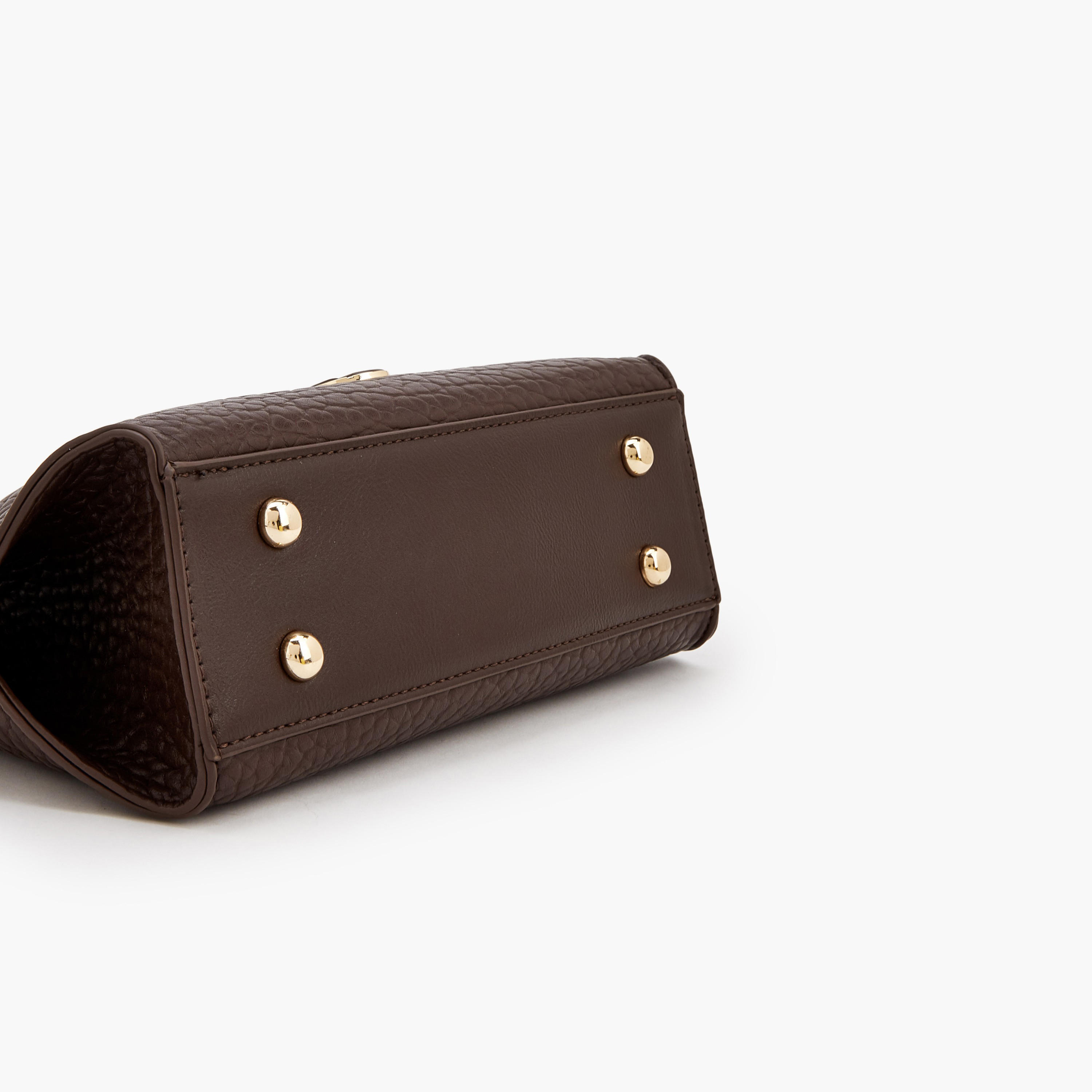 Le Confort Textured Crossbody Bag with Braided Top Handle-women-bagsandwallets-handbags-image-10
