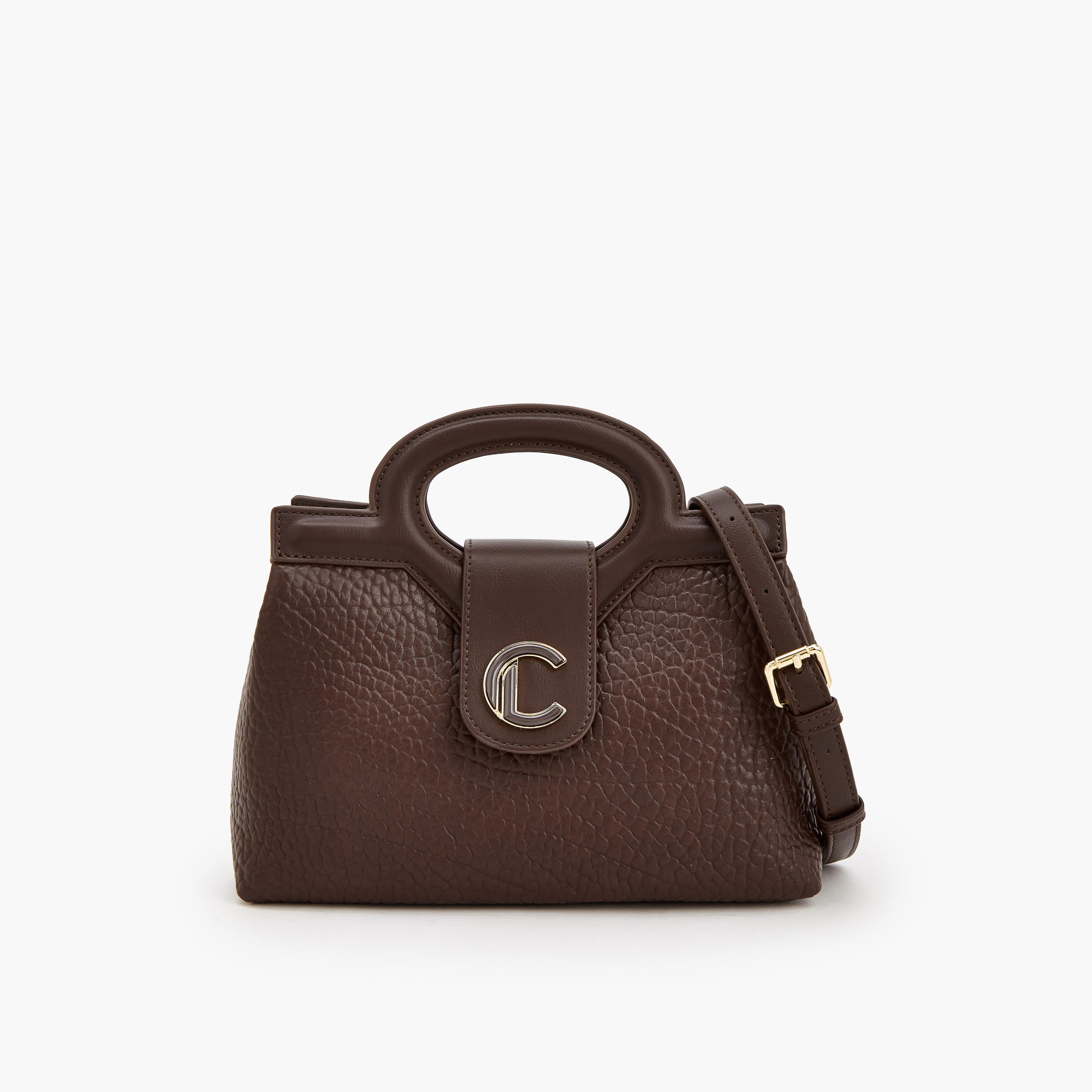 Le Confort Textured Tote Bag with Detachable Strap-women-bagsandwallets-handbags-image-1